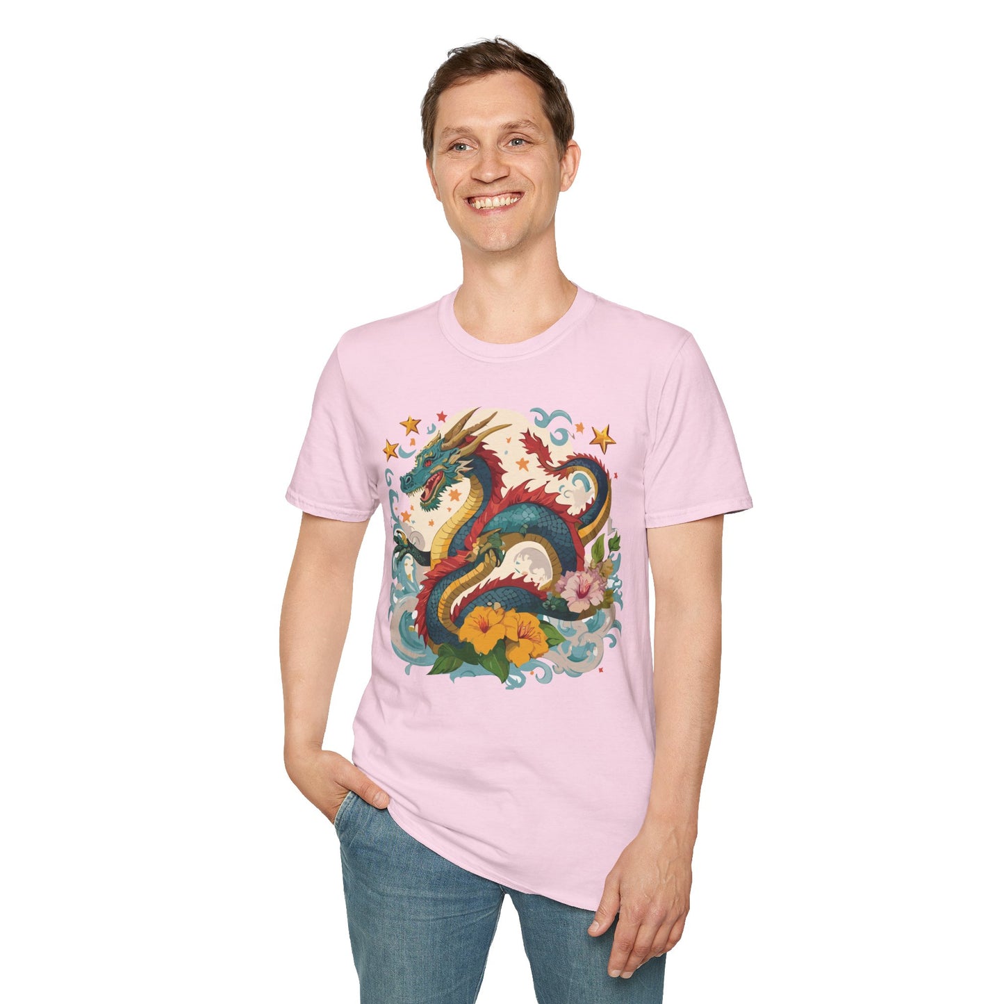 Dragon T Shirt, Dragon Shirt, Shirt with Animals, Animal Shirt