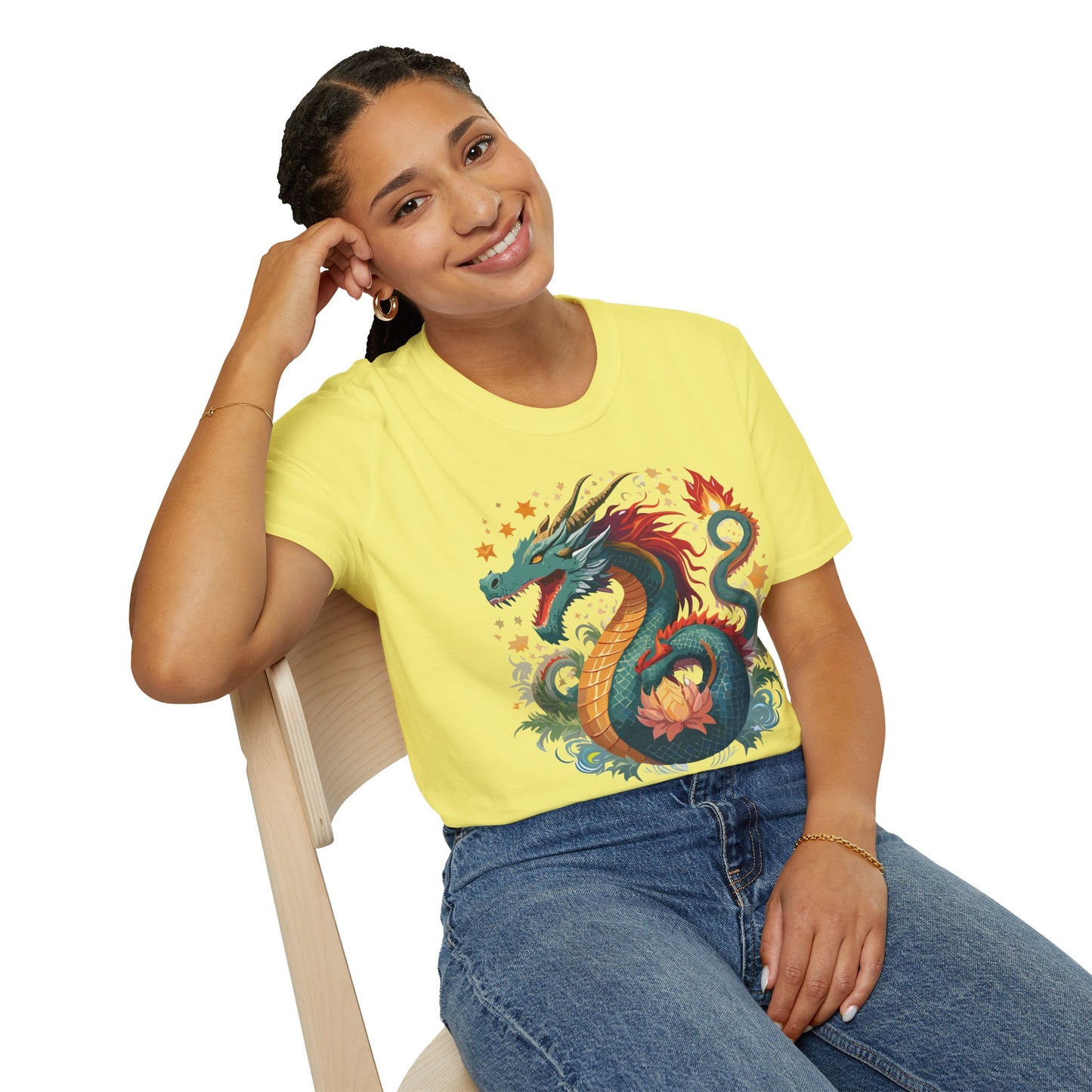 Dragon T Shirt, Dragon Shirt, Shirt with Animals, Animal Shirt