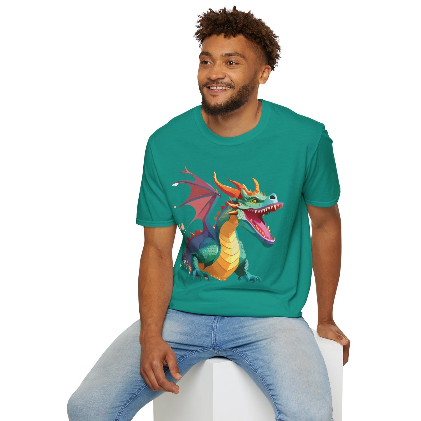 Dragon T Shirt, Dragon Shirt, Shirt with Animals, Animal Shirt