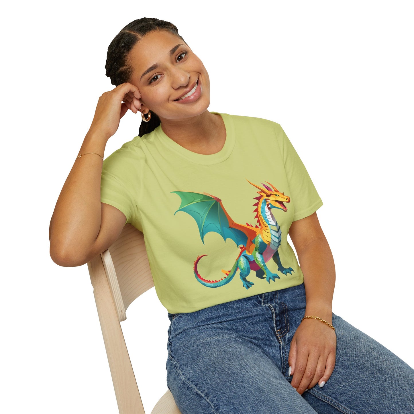 Dragon T Shirt, Dragon Shirt, Shirt with Animals, Animal Shirt