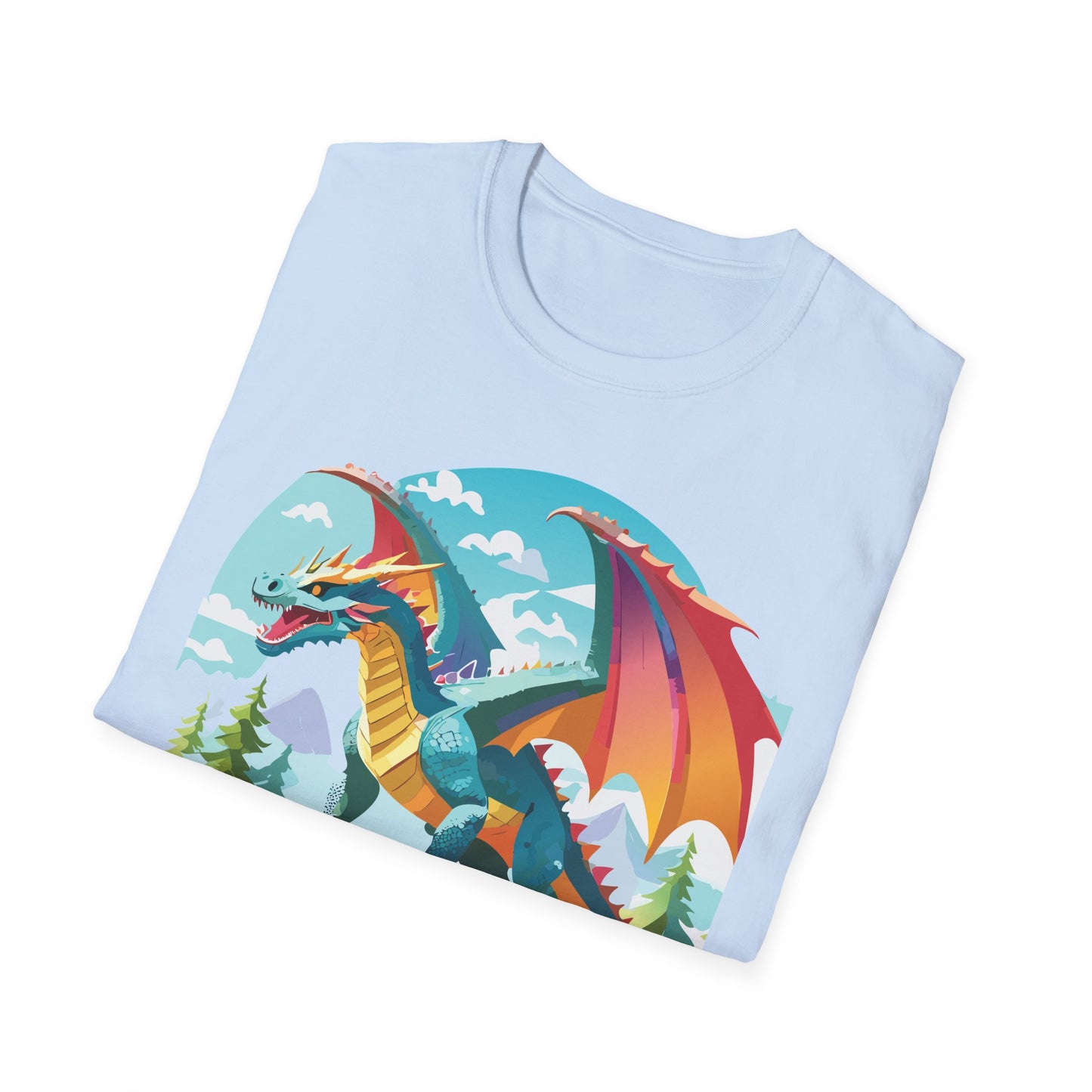 Dragon T Shirt, Dragon Shirt, Shirt with Animals, Animal Shirt