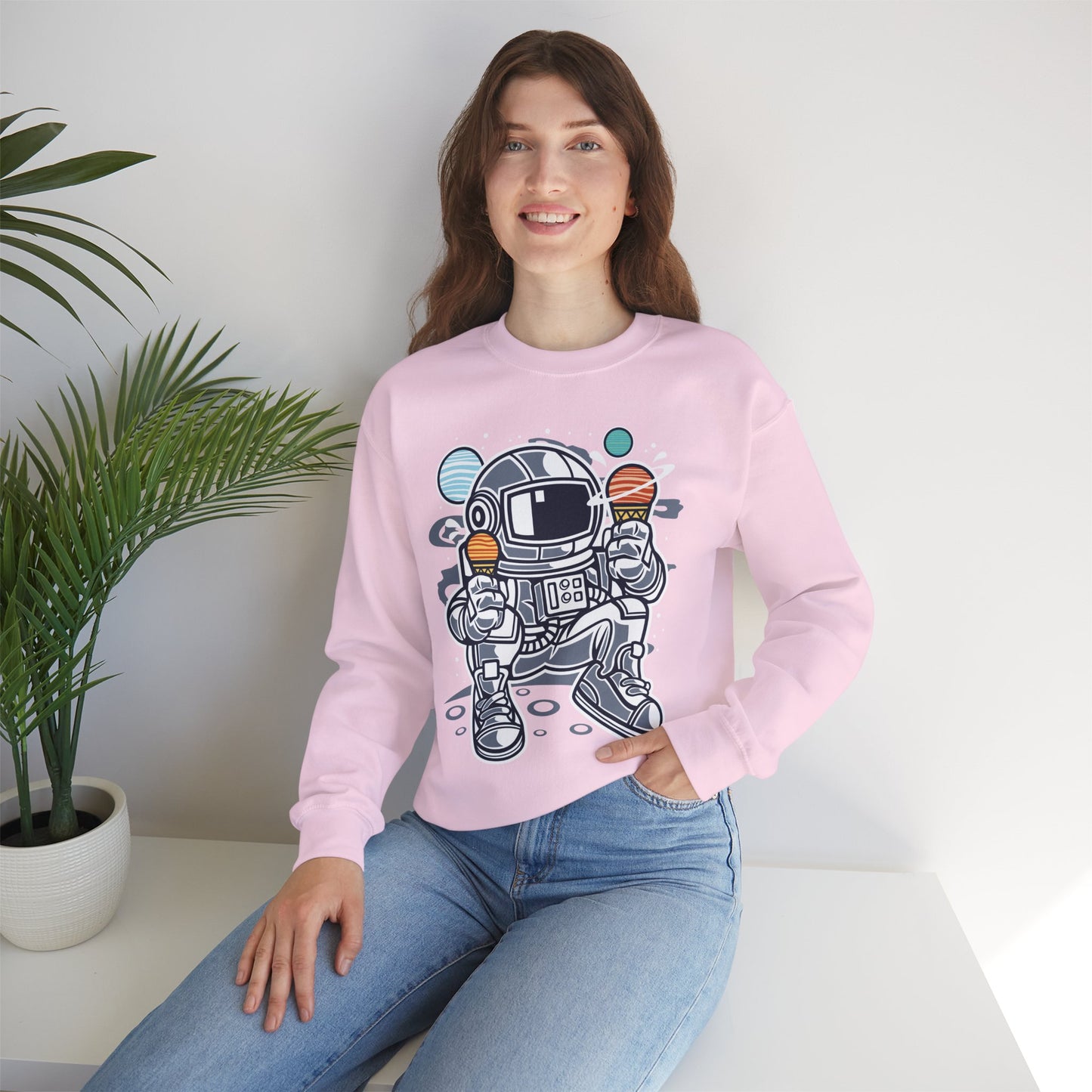 Space Shuttle Sweatshirt, Cosmic Sweatshirt, Astronaut Sweatshirt, Space Cosmic Sweatshirt
