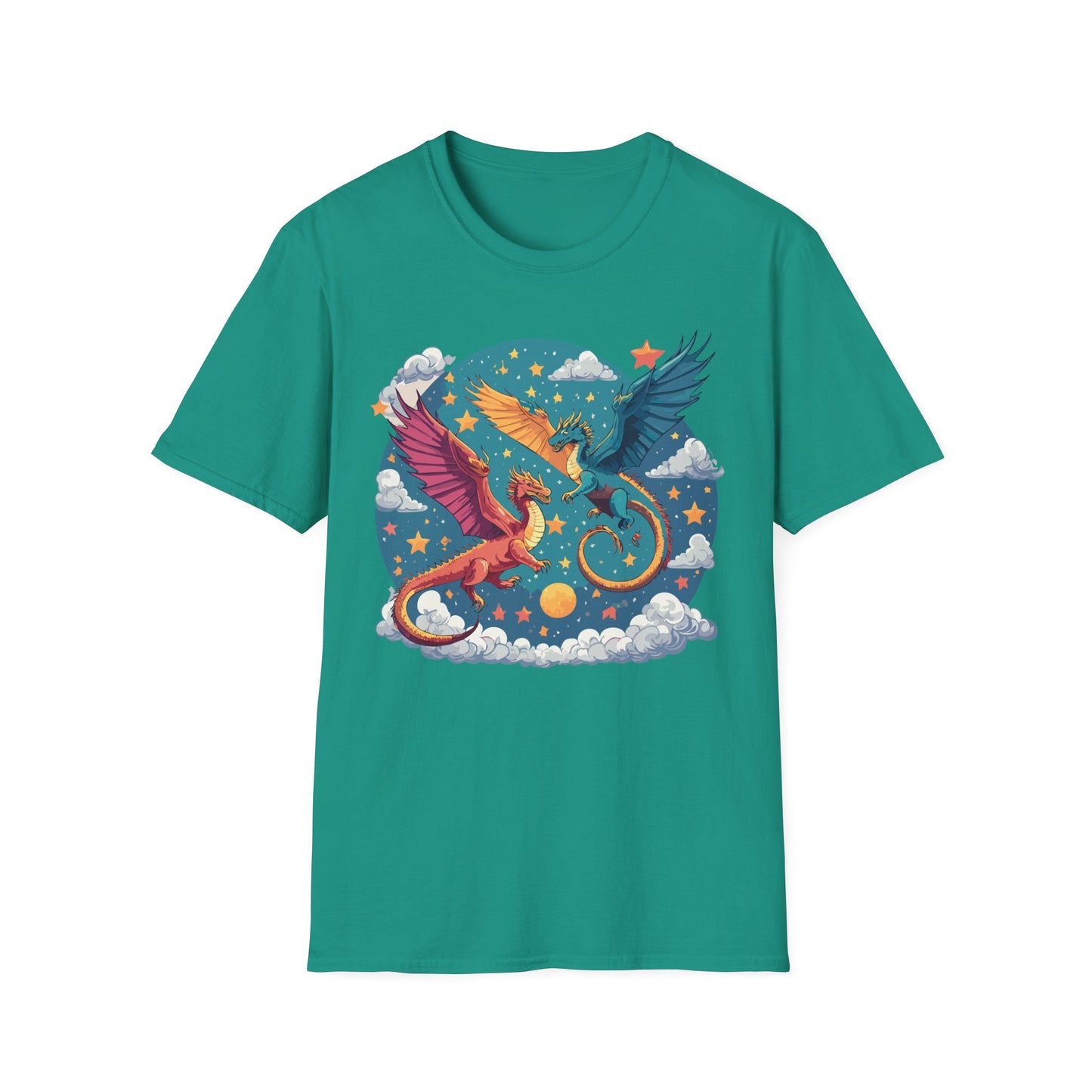 Dragon T Shirt, Dragon Shirt, Shirt with Animals, Animal Shirt