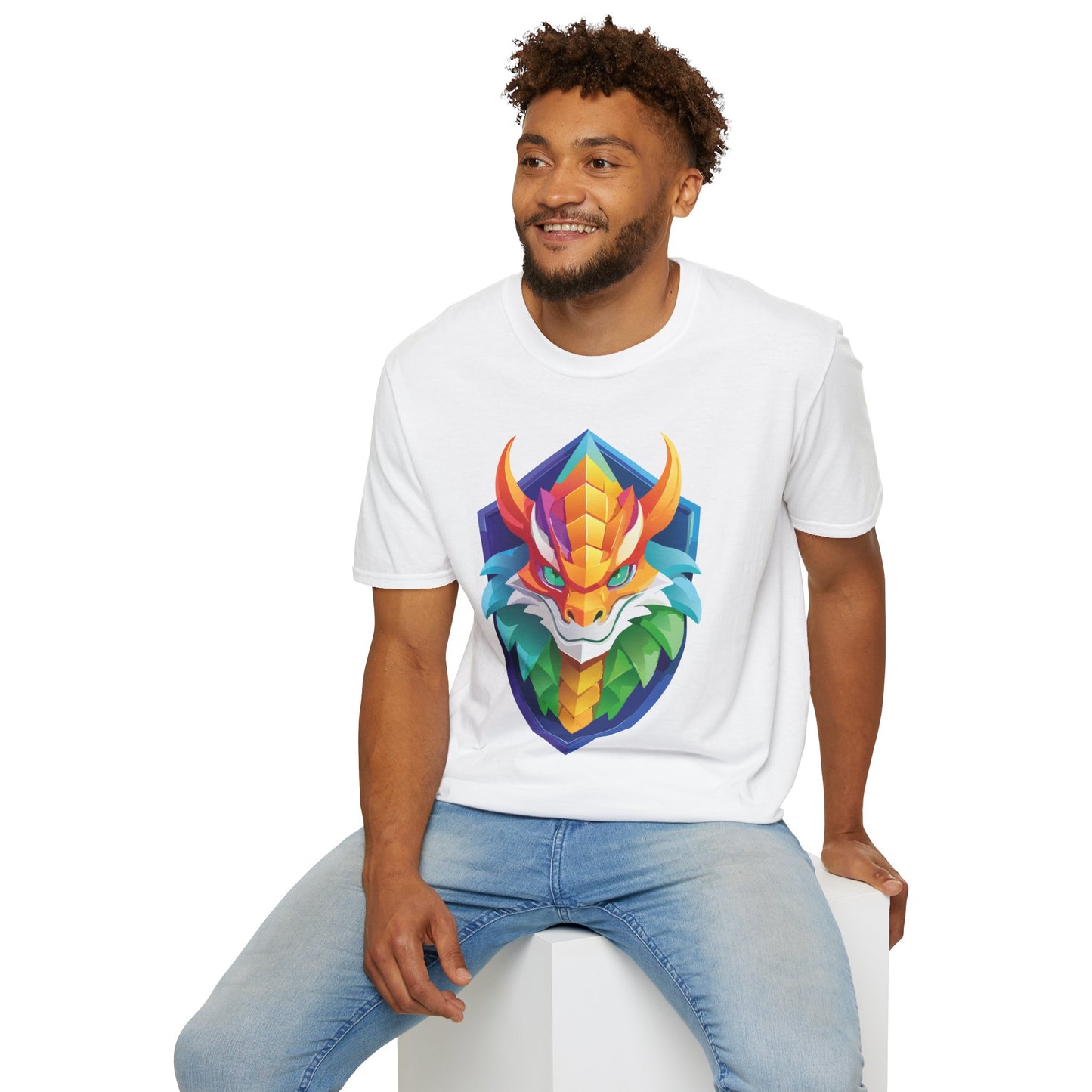 Dragon T Shirt, Dragon Shirt, Shirt with Animals, Animal Shirt