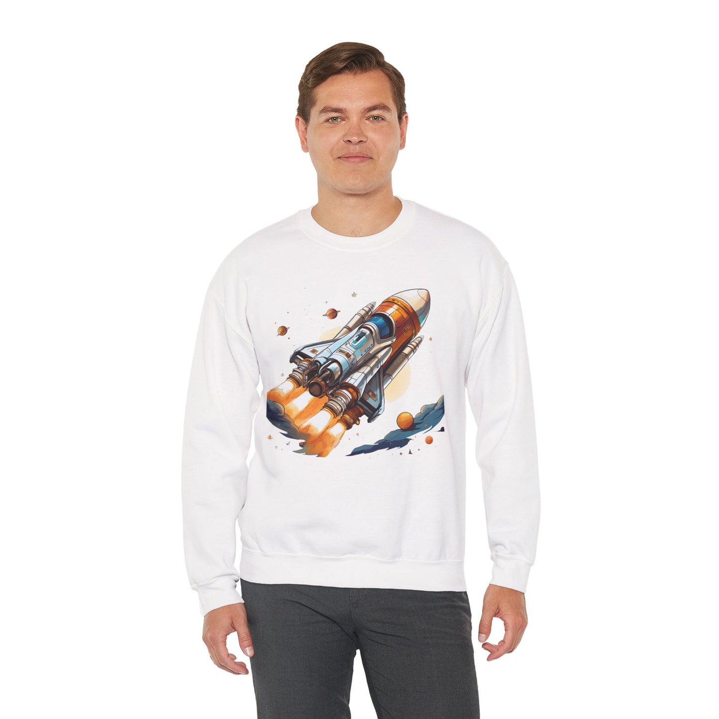 Space Shuttle Sweatshirt, Cosmic Sweatshirt, Astronaut Sweatshirt, Space Cosmic Sweatshirt