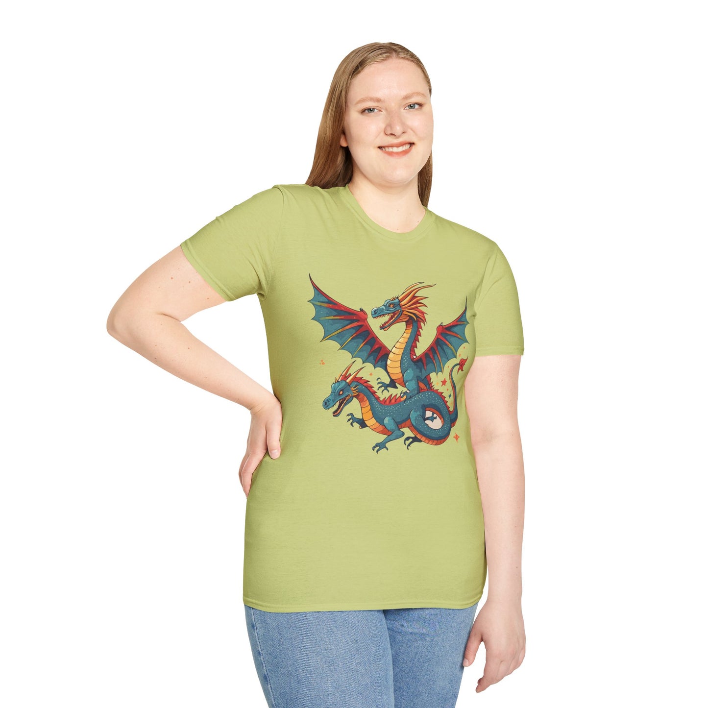 Dragon T Shirt, Dragon Shirt, Shirt with Animals, Animal Shirt