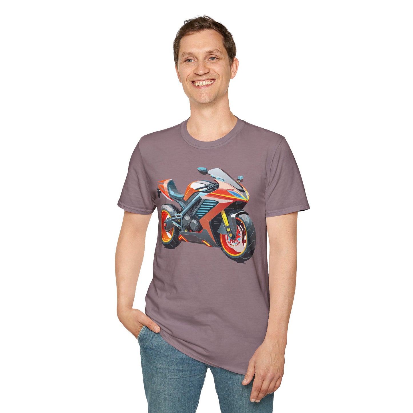 Bike T Shirt, Moto Shirt, Shirt with Motorcycle, MTB T Shirts