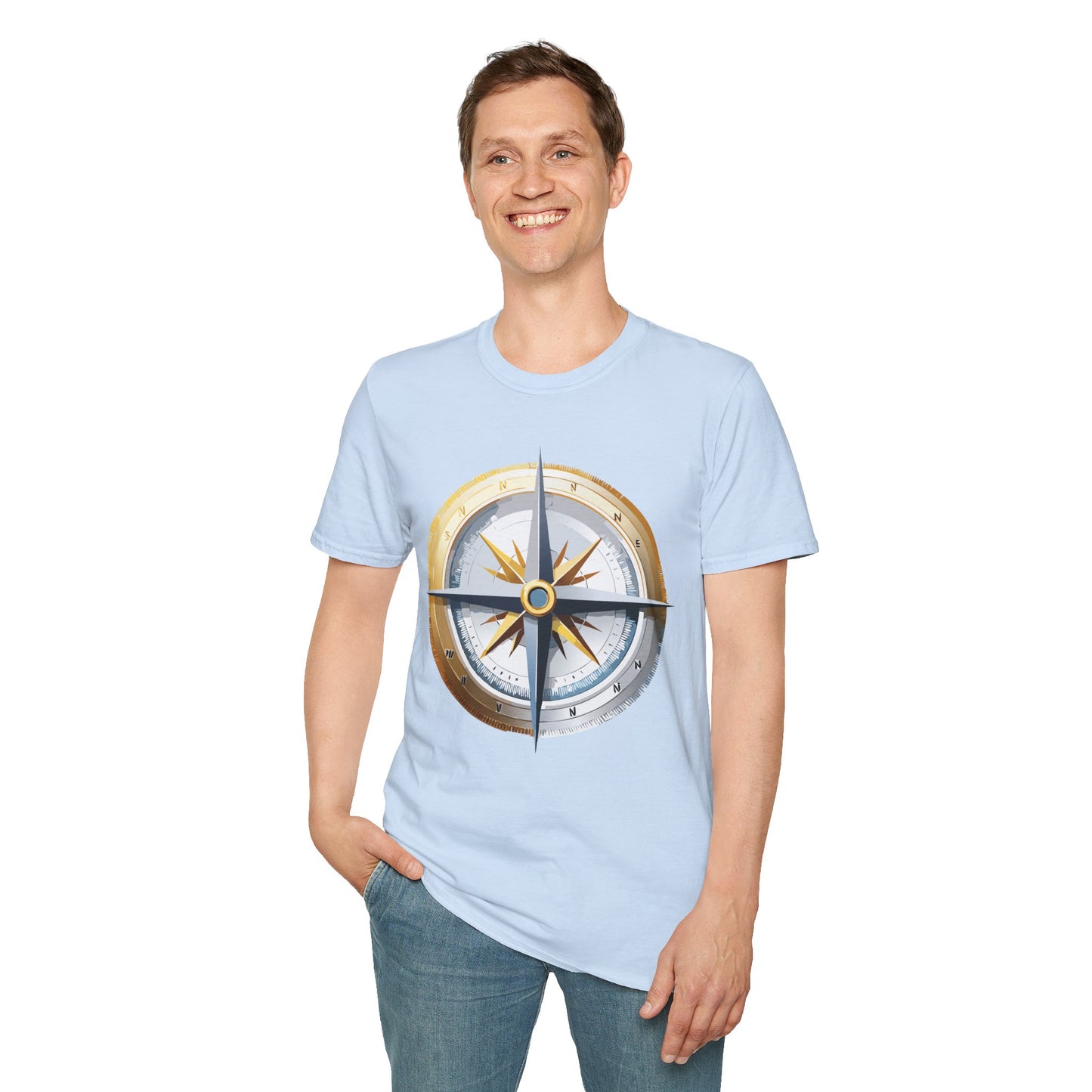Compass T Shirt, Compass Shirt, Shirt with Compass, Navigator Shirt