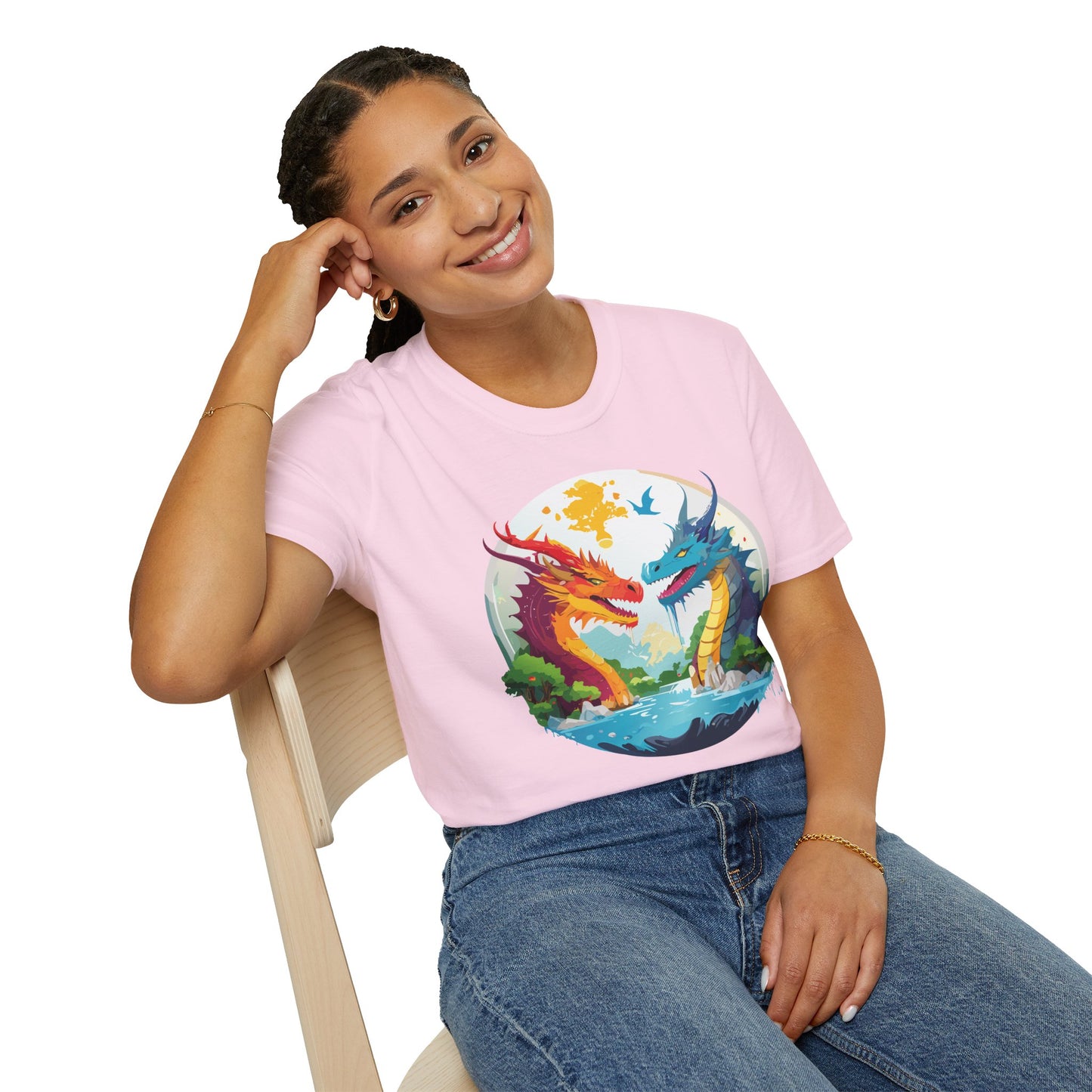 Dragon T Shirt, Dragon Shirt, Shirt with Animals, Animal Shirt