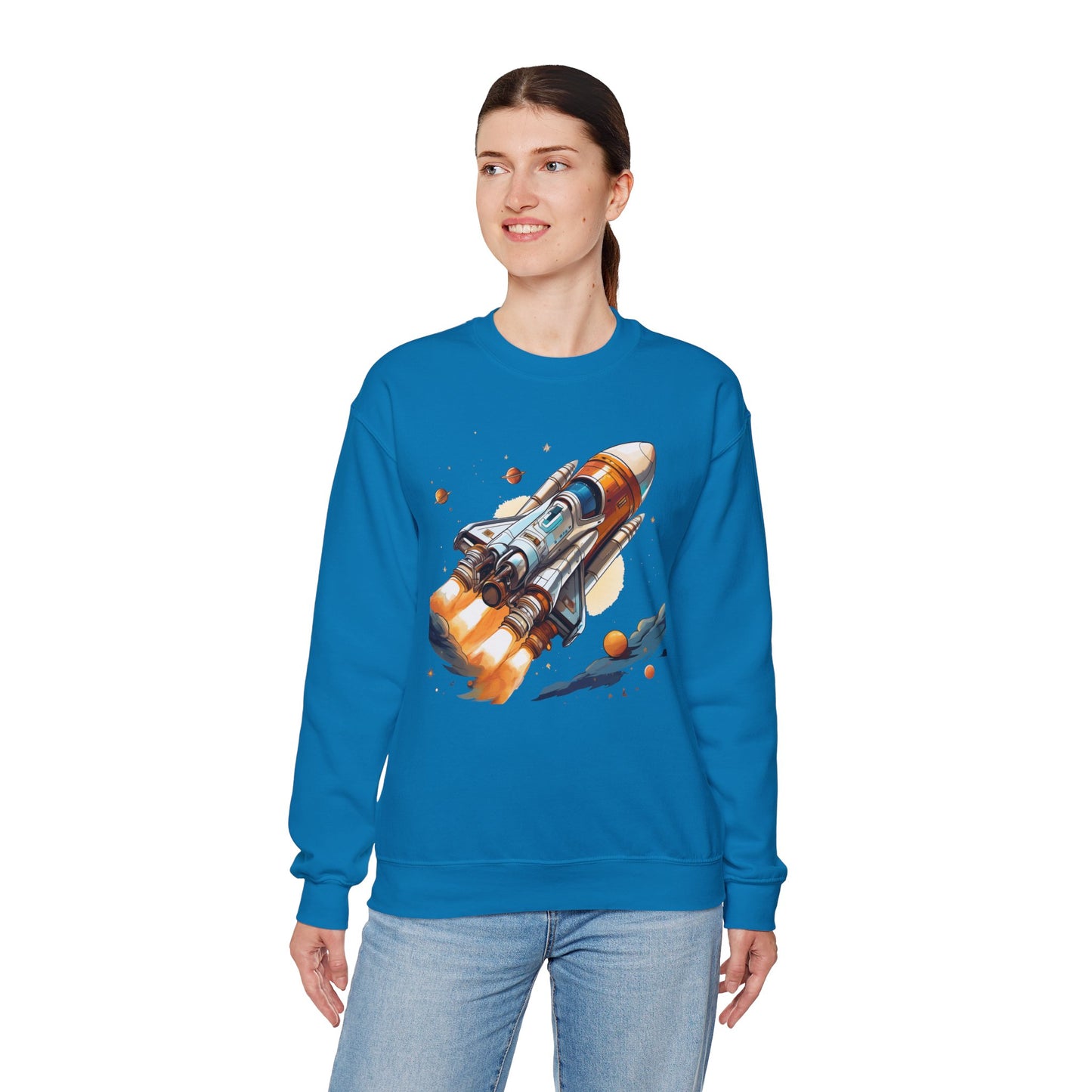 Space Shuttle Sweatshirt, Cosmic Sweatshirt, Astronaut Sweatshirt, Space Cosmic Sweatshirt