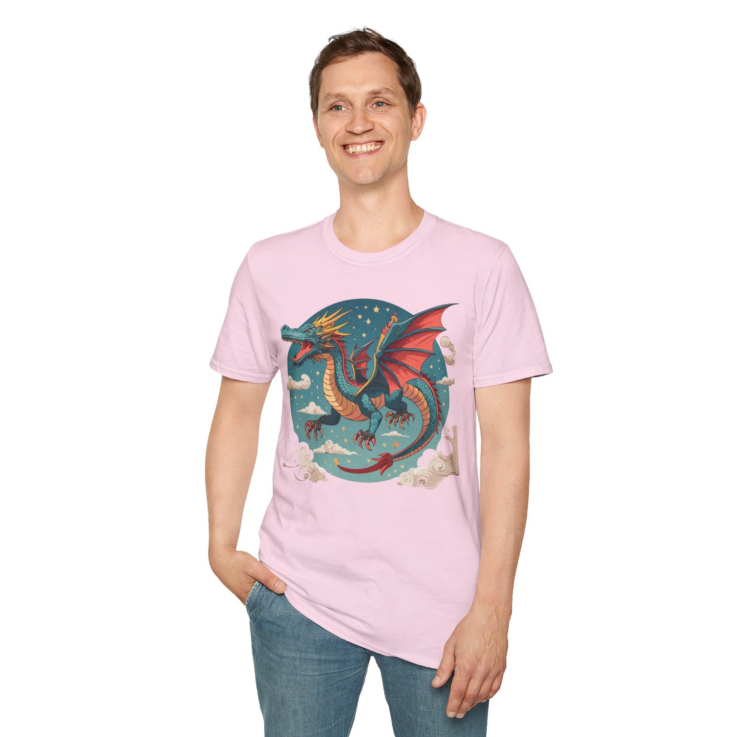 Dragon T Shirt, Dragon Shirt, Shirt with Animals, Animal Shirt