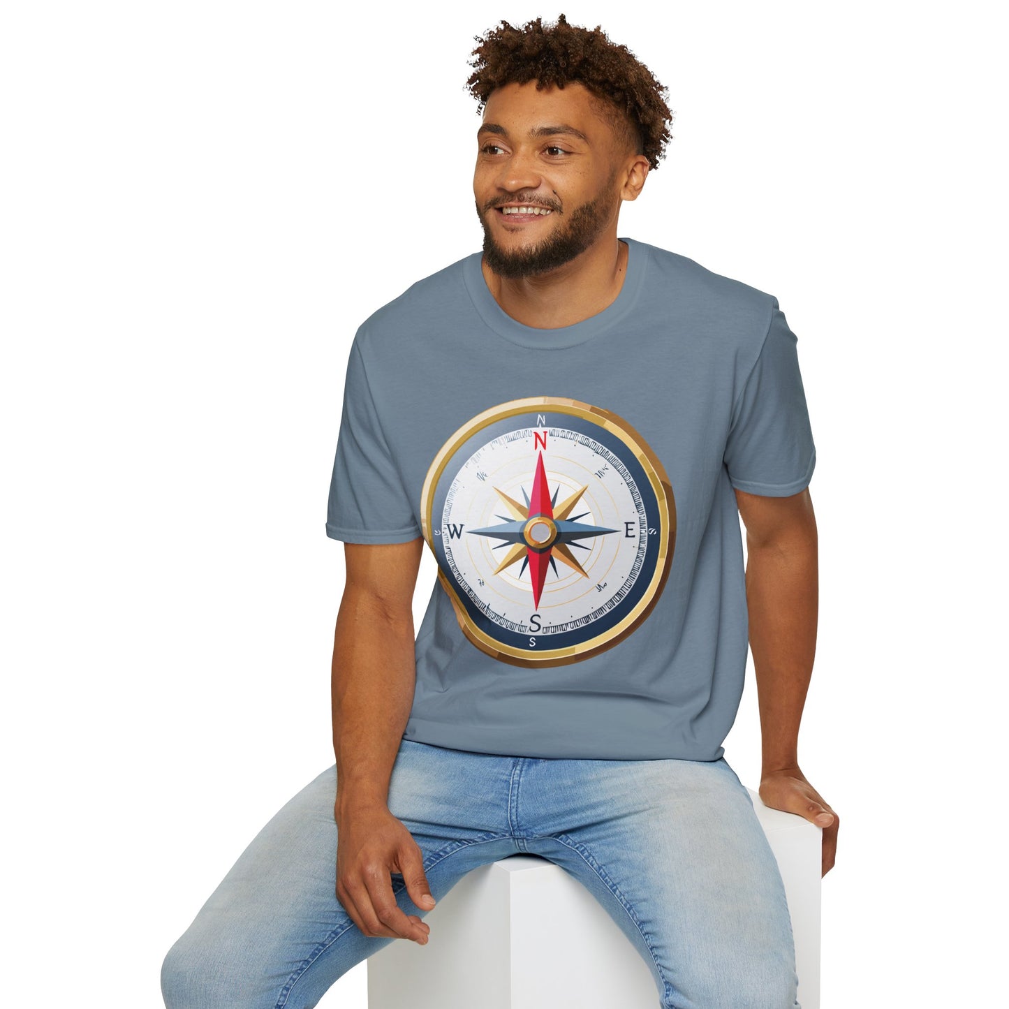 Compass T Shirt, Compass Shirt, Shirt with Compass, Navigator Shirt