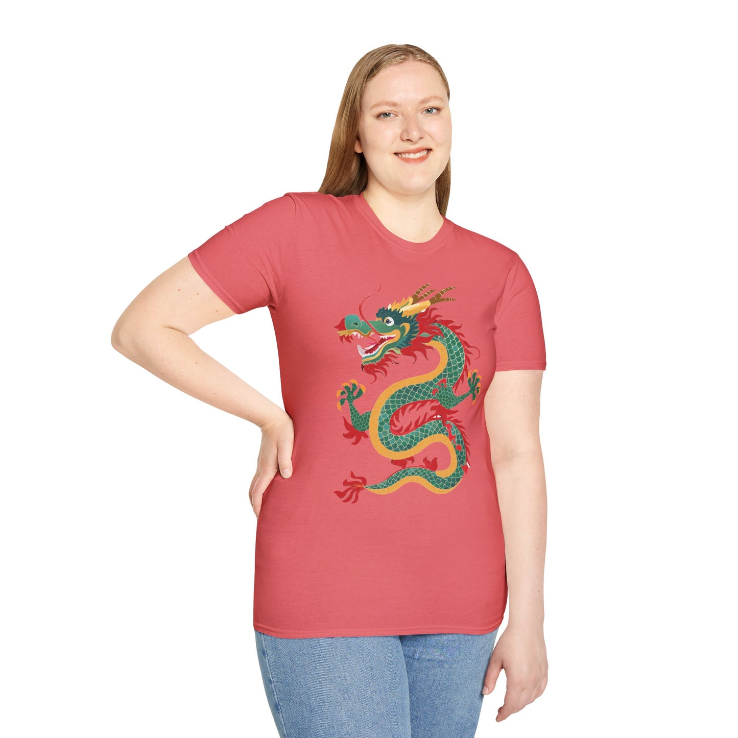 Dragon T Shirt, Dragon Shirt, Shirt with Animals, Animal Shirt