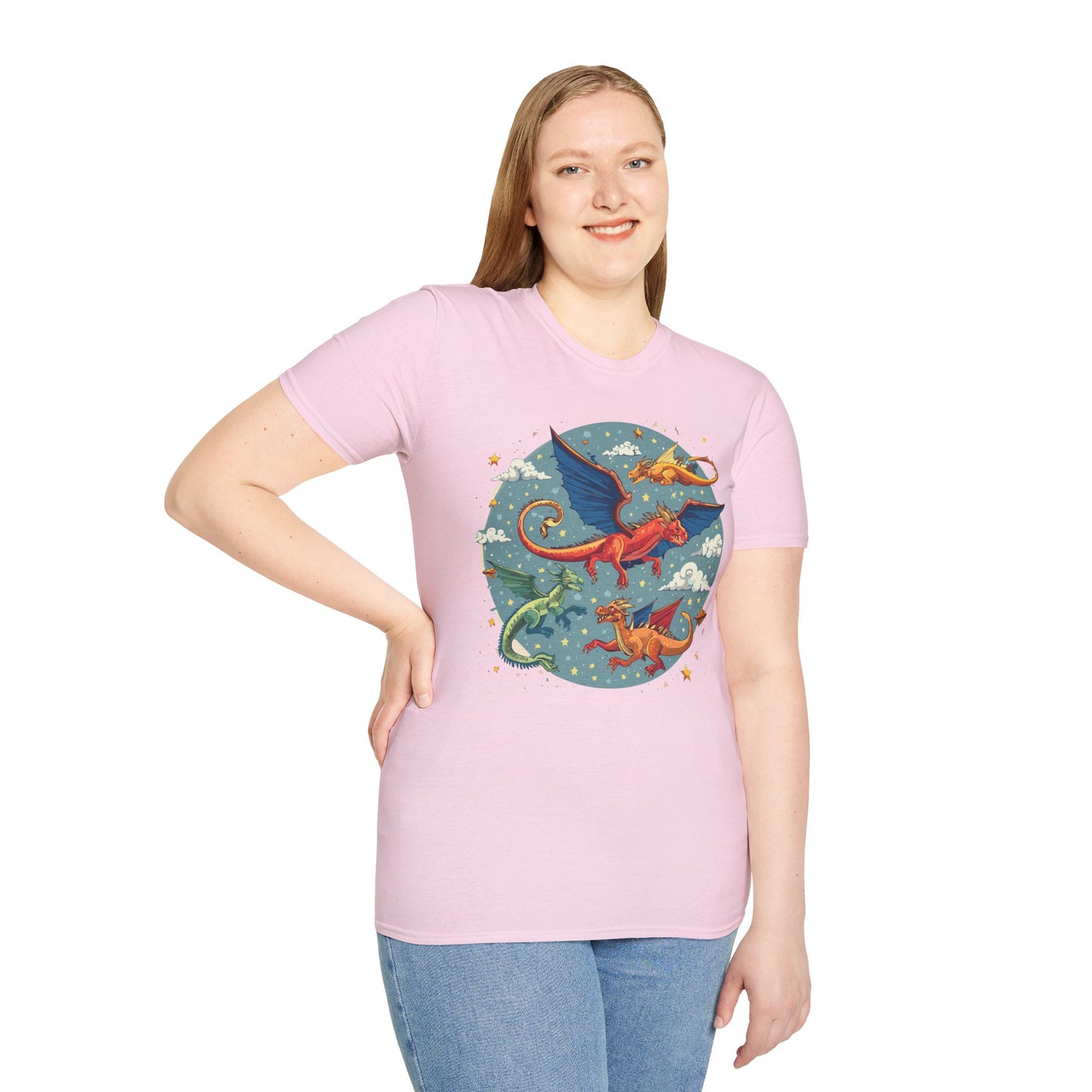 Dragon T Shirt, Dragon Shirt, Shirt with Animals, Animal Shirt