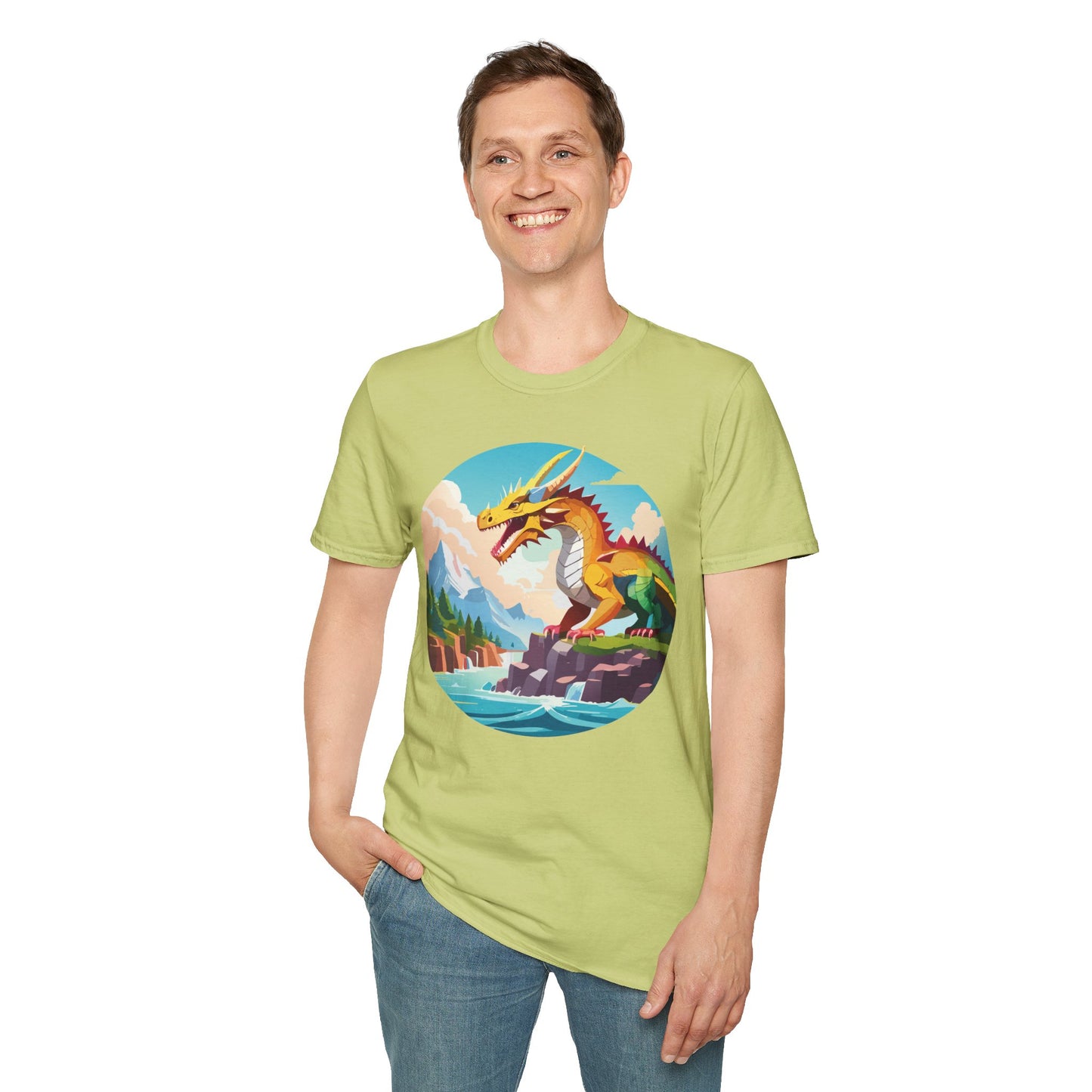 Dragon T Shirt, Dragon Shirt, Shirt with Animals, Animal Shirt