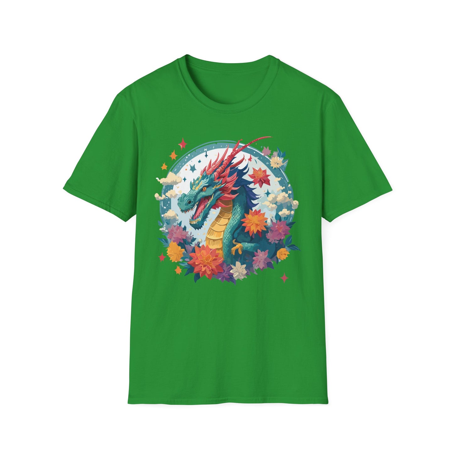Dragon T Shirt, Dragon Shirt, Shirt with Animals, Animal Shirt