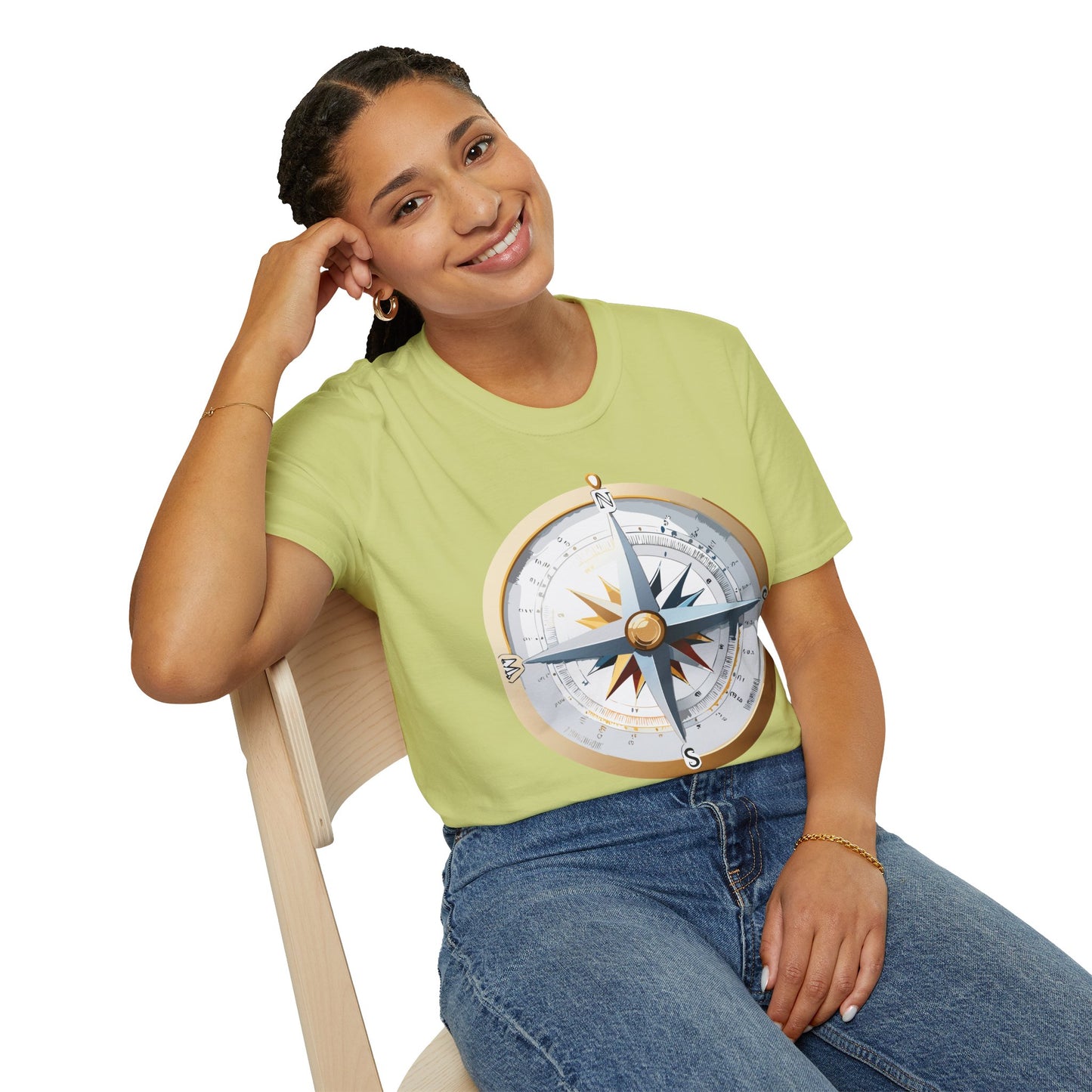 Compass T Shirt, Compass Shirt, Shirt with Compass, Navigator Shirt
