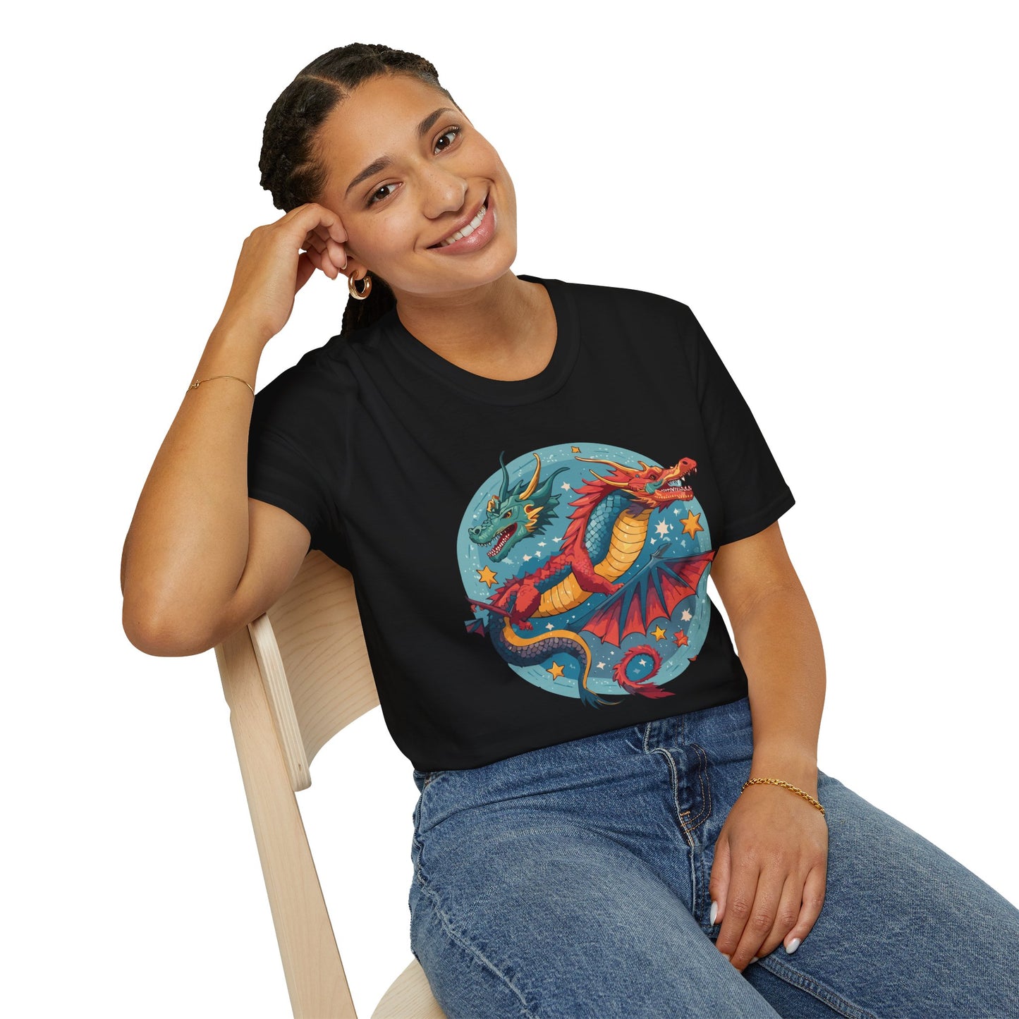 Dragon T Shirt, Dragon Shirt, Shirt with Animals, Animal Shirt