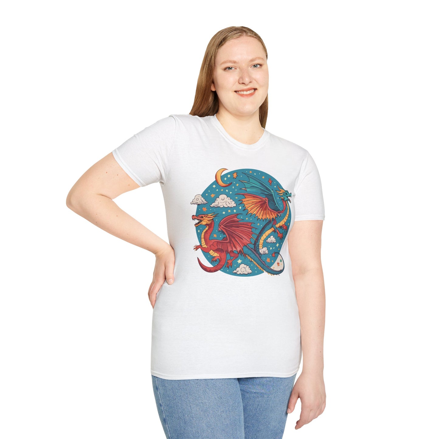 Dragon T Shirt, Dragon Shirt, Shirt with Animals, Animal Shirt