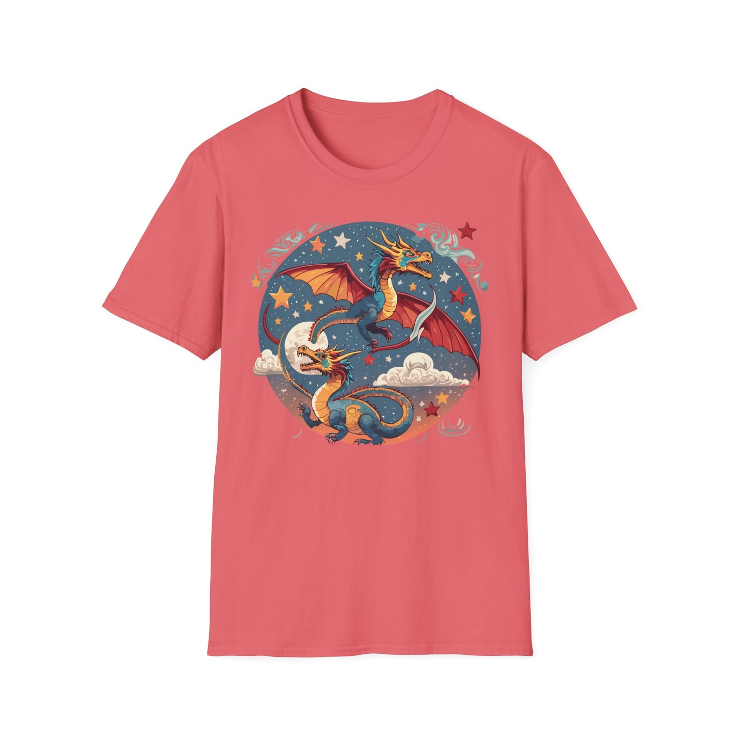 Dragon T Shirt, Dragon Shirt, Shirt with Animals, Animal Shirt