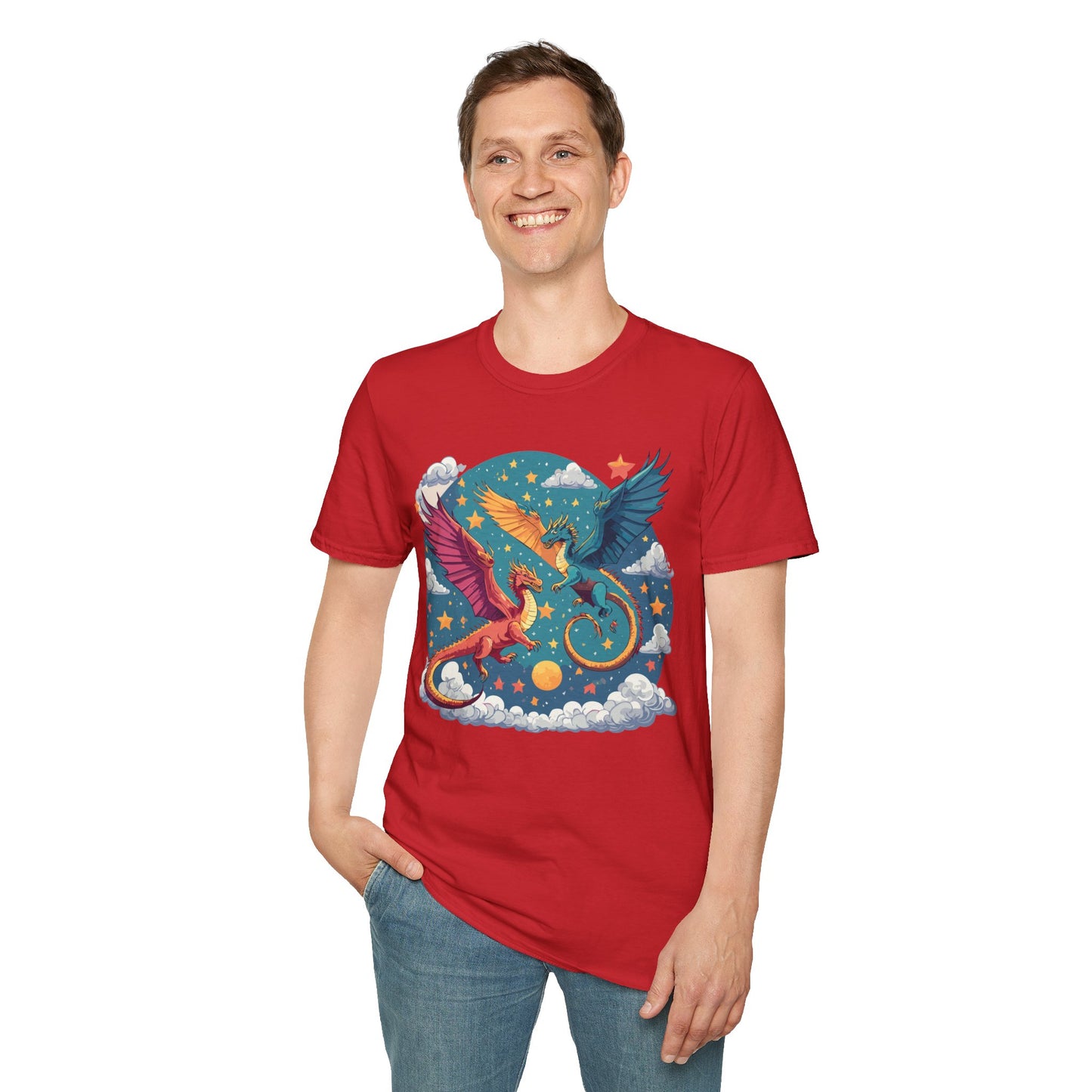 Dragon T Shirt, Dragon Shirt, Shirt with Animals, Animal Shirt
