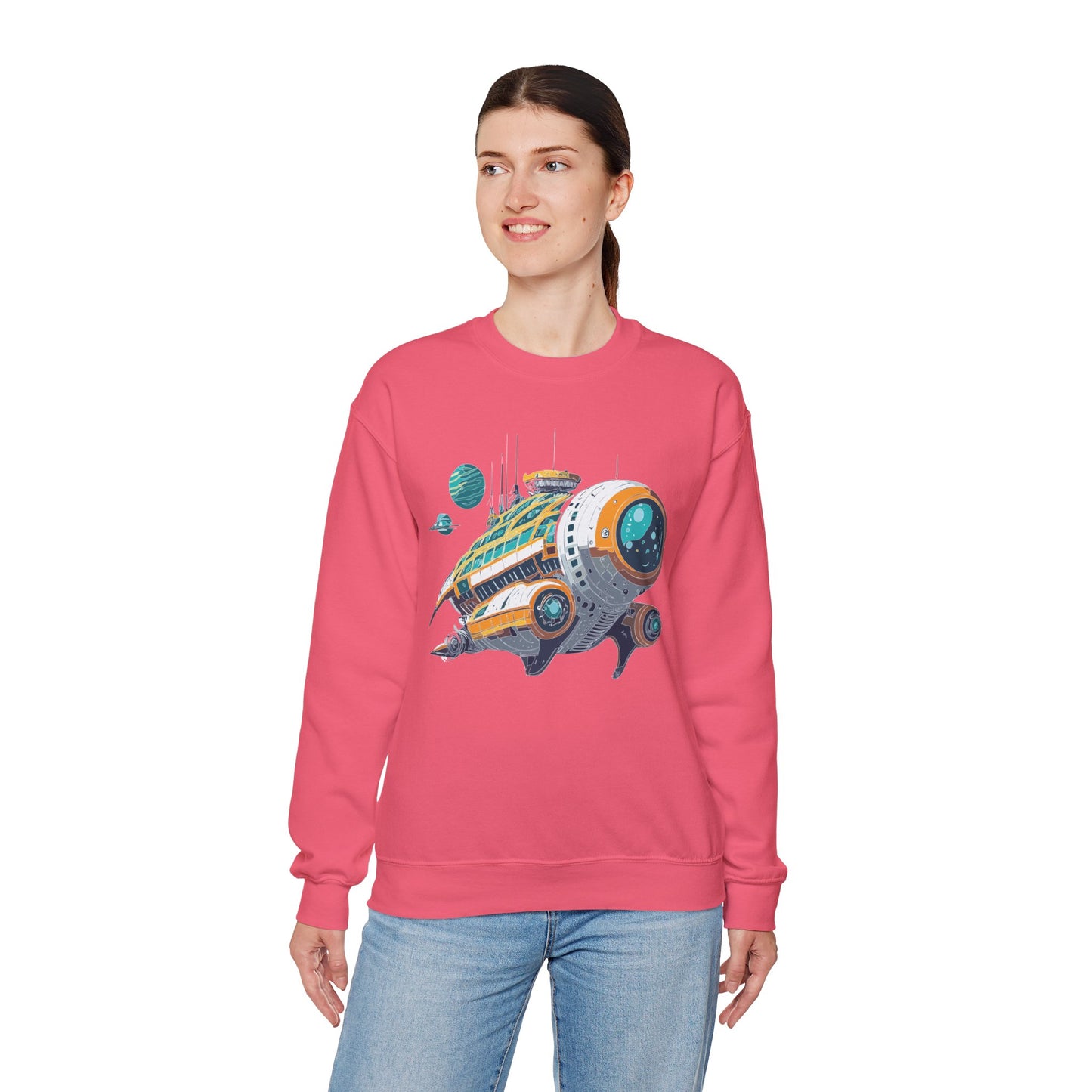 Space Shuttle Sweatshirt, Cosmic Sweatshirt, Astronaut Sweatshirt, Space Cosmic Sweatshirt