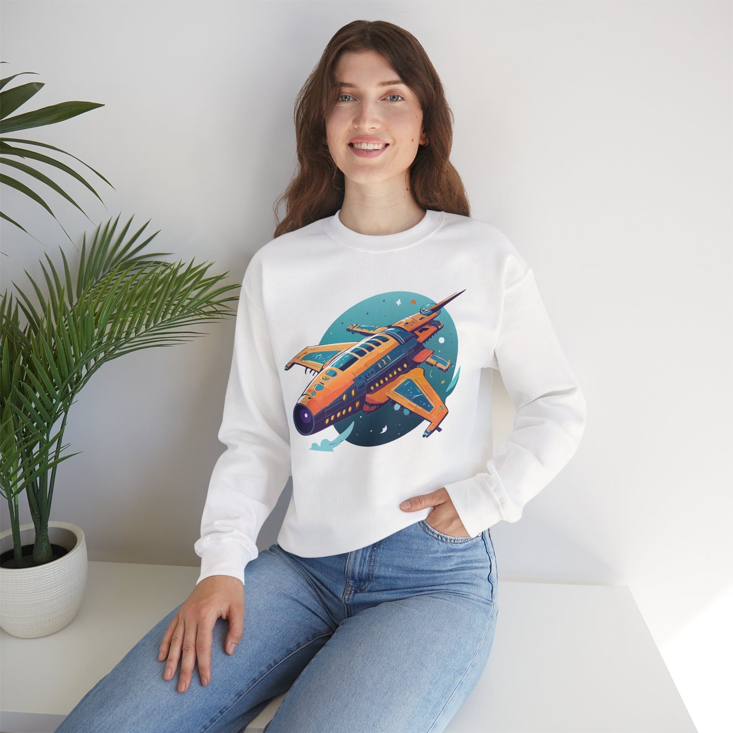 Space Shuttle Sweatshirt, Cosmic Sweatshirt, Astronaut Sweatshirt, Space Cosmic Sweatshirt