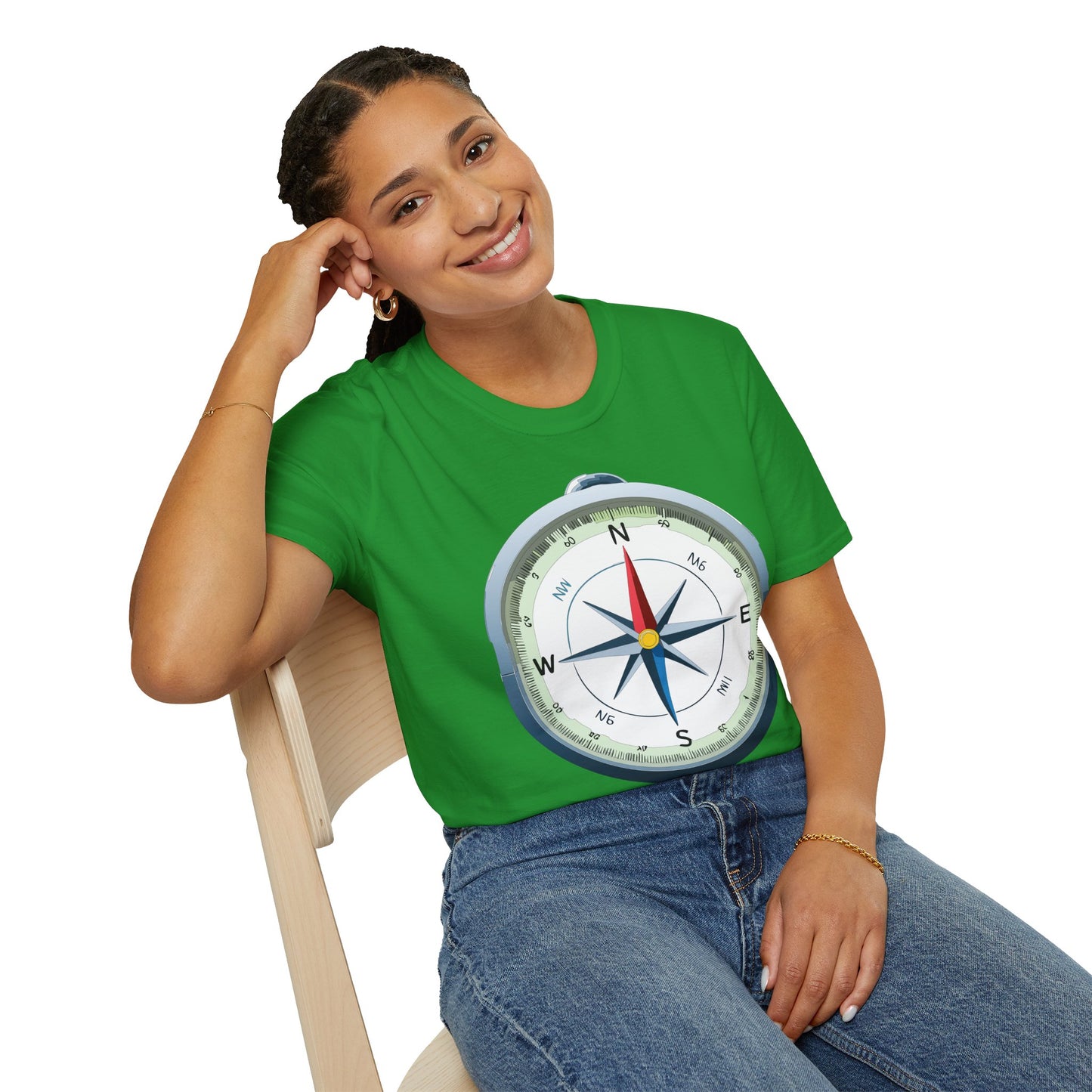 Compass T Shirt, Compass Shirt, Shirt with Compass, Navigator Shirt