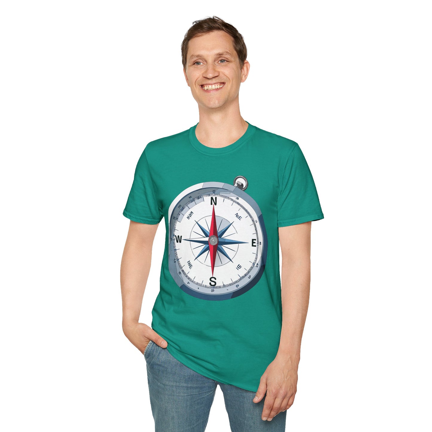Compass T Shirt, Compass Shirt, Shirt with Compass, Navigator Shirt
