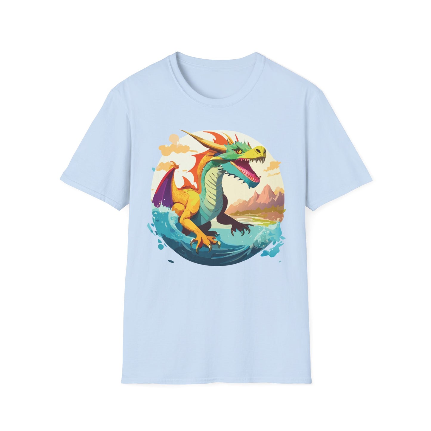Dragon T Shirt, Dragon Shirt, Shirt with Animals, Animal Shirt