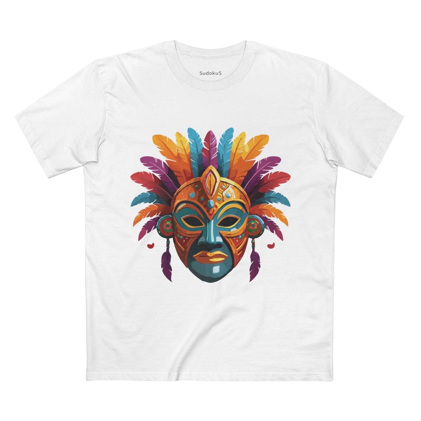 Mask Shirt, Shirt with Face - SudokuS
