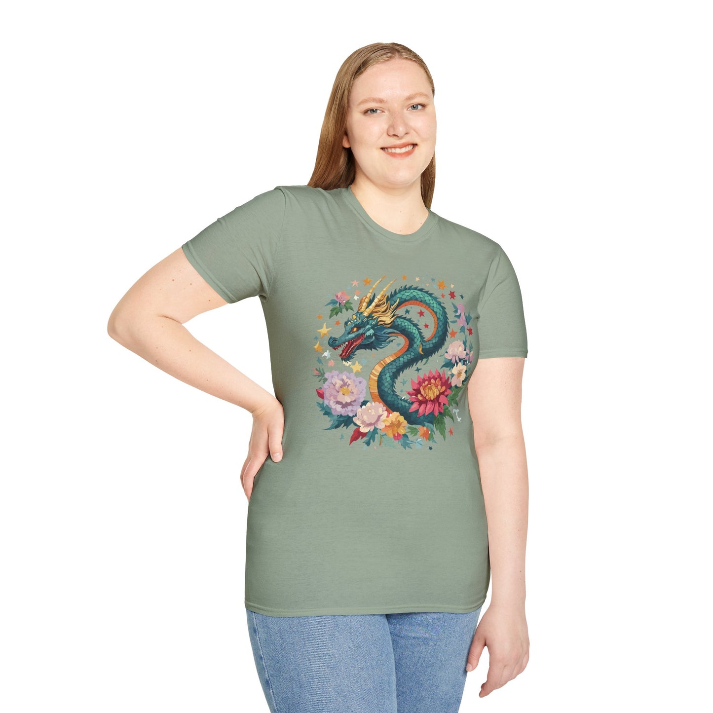 Dragon T Shirt, Dragon Shirt, Shirt with Animals, Animal Shirt