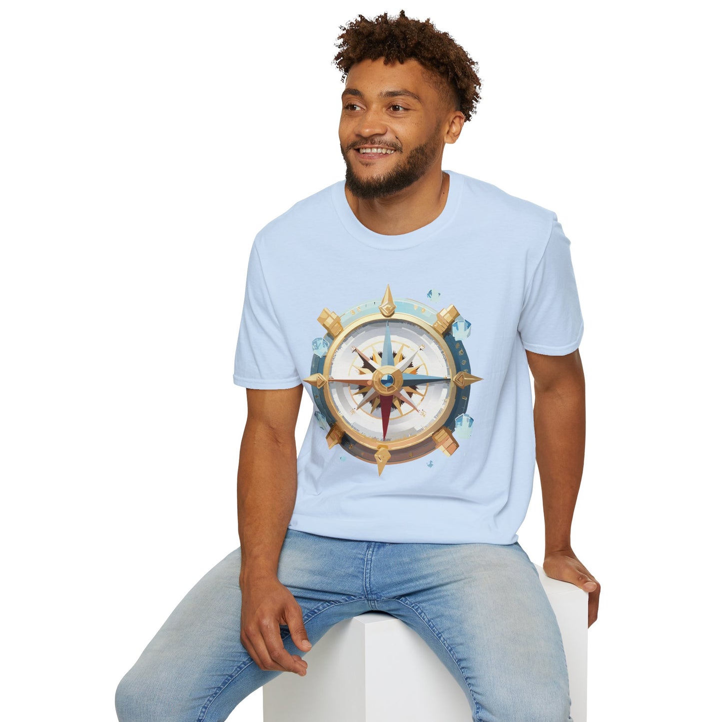 Compass T Shirt, Compass Shirt, Shirt with Compass, Navigator Shirt