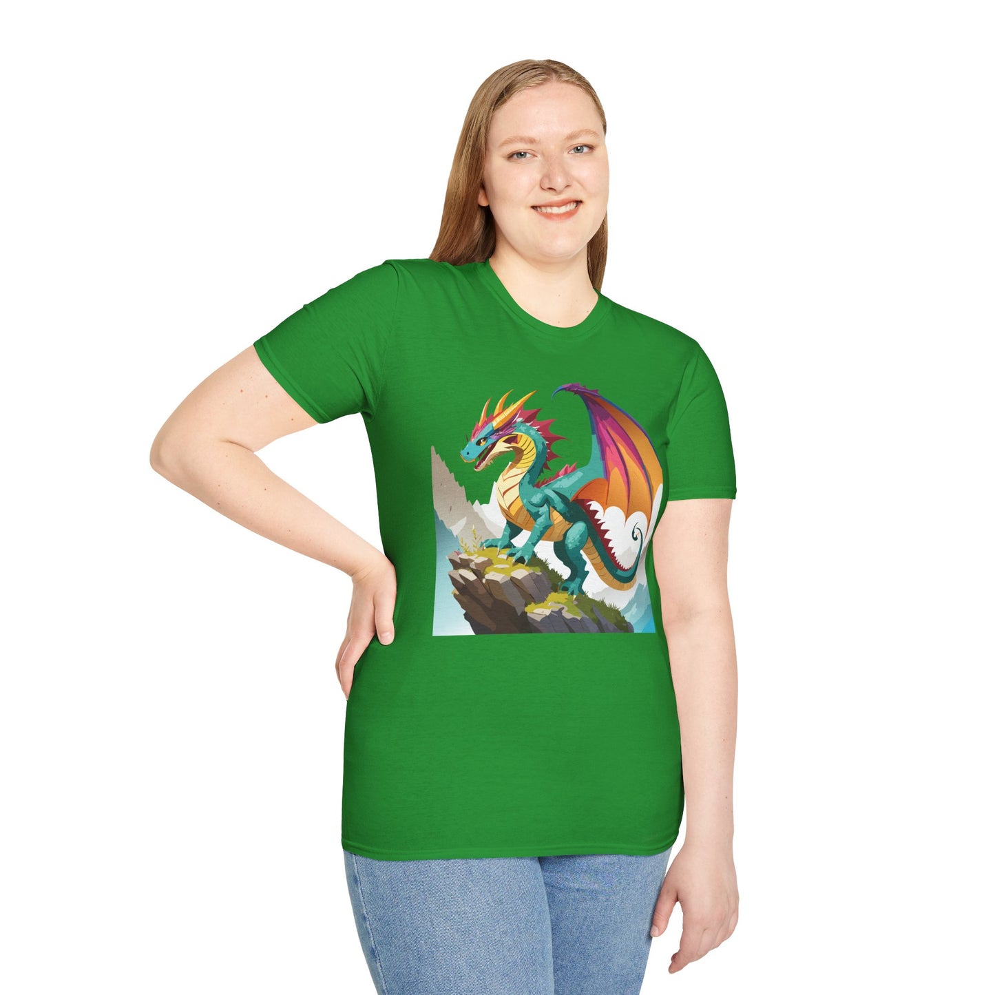 Dragon T Shirt, Dragon Shirt, Shirt with Animals, Animal Shirt