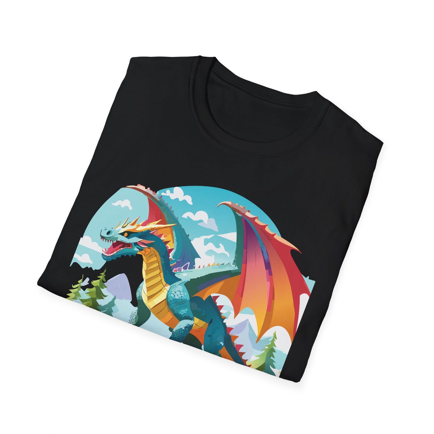 Dragon T Shirt, Dragon Shirt, Shirt with Animals, Animal Shirt
