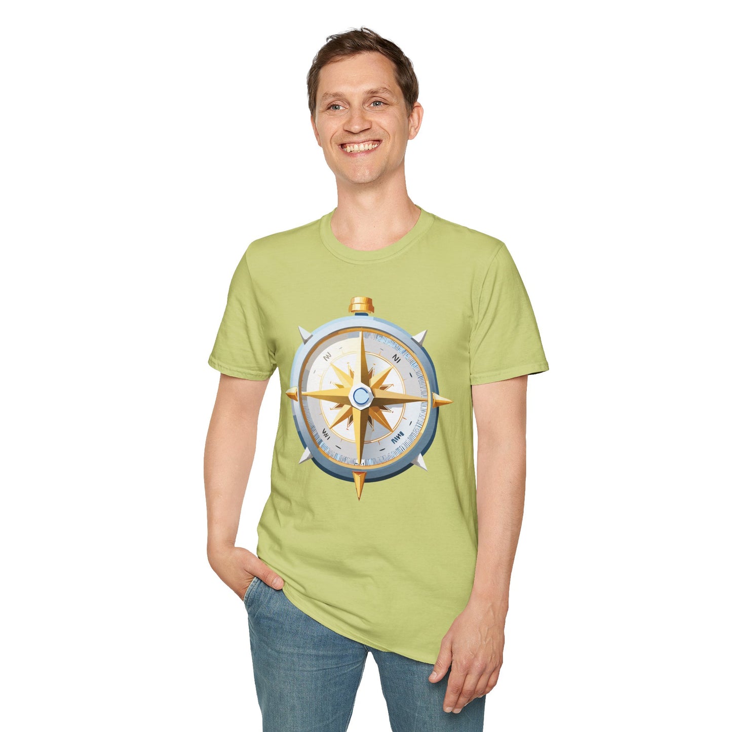 Compass T Shirt, Compass Shirt, Shirt with Compass, Navigator Shirt