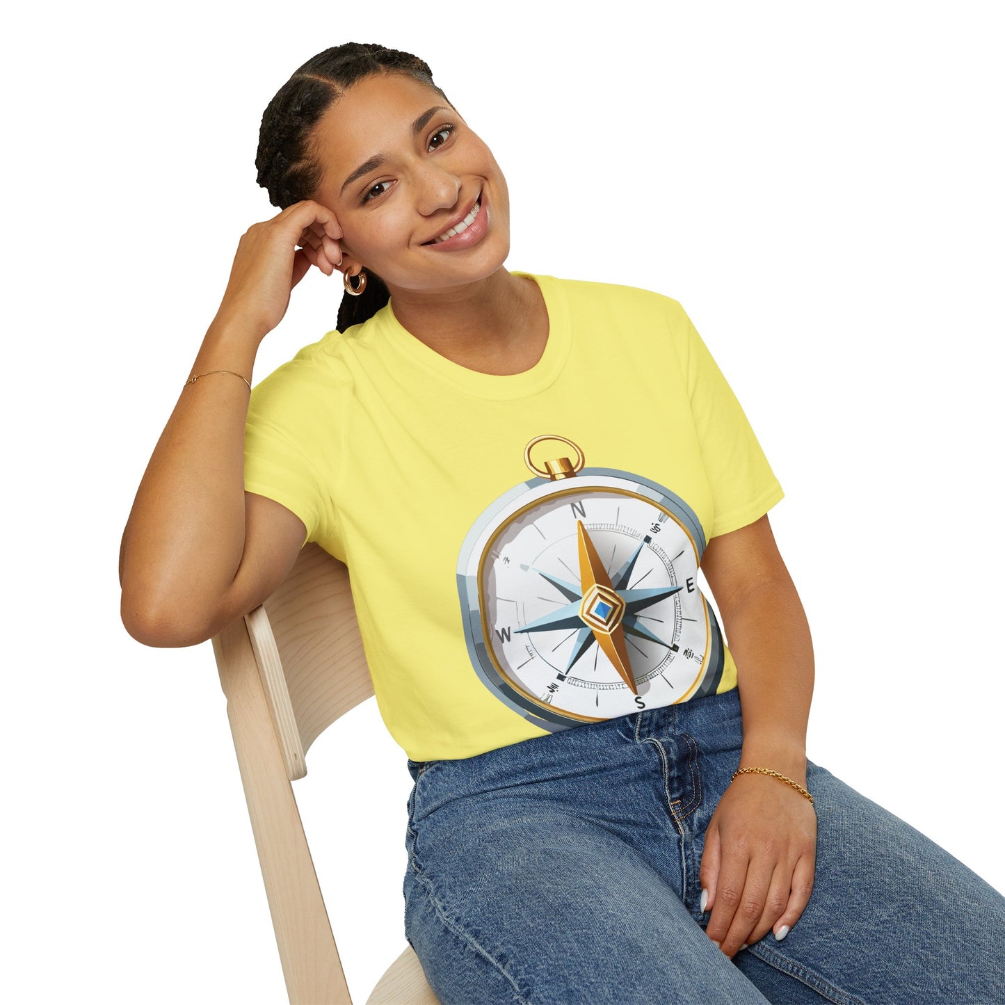 Compass T Shirt, Compass Shirt, Shirt with Compass, Navigator Shirt