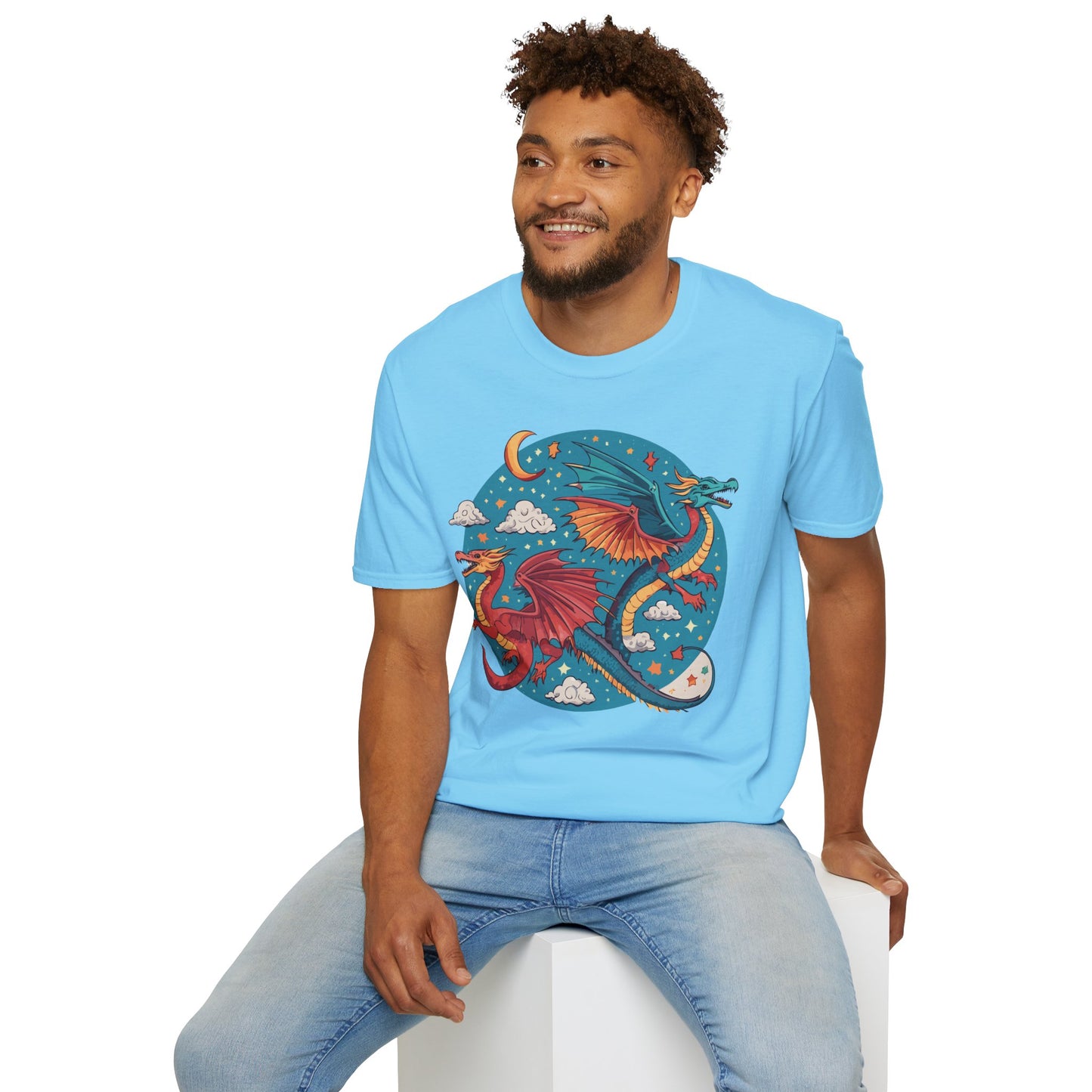 Dragon T Shirt, Dragon Shirt, Shirt with Animals, Animal Shirt
