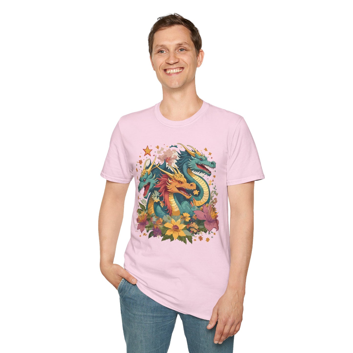 Dragon T Shirt, Dragon Shirt, Shirt with Animals, Animal Shirt