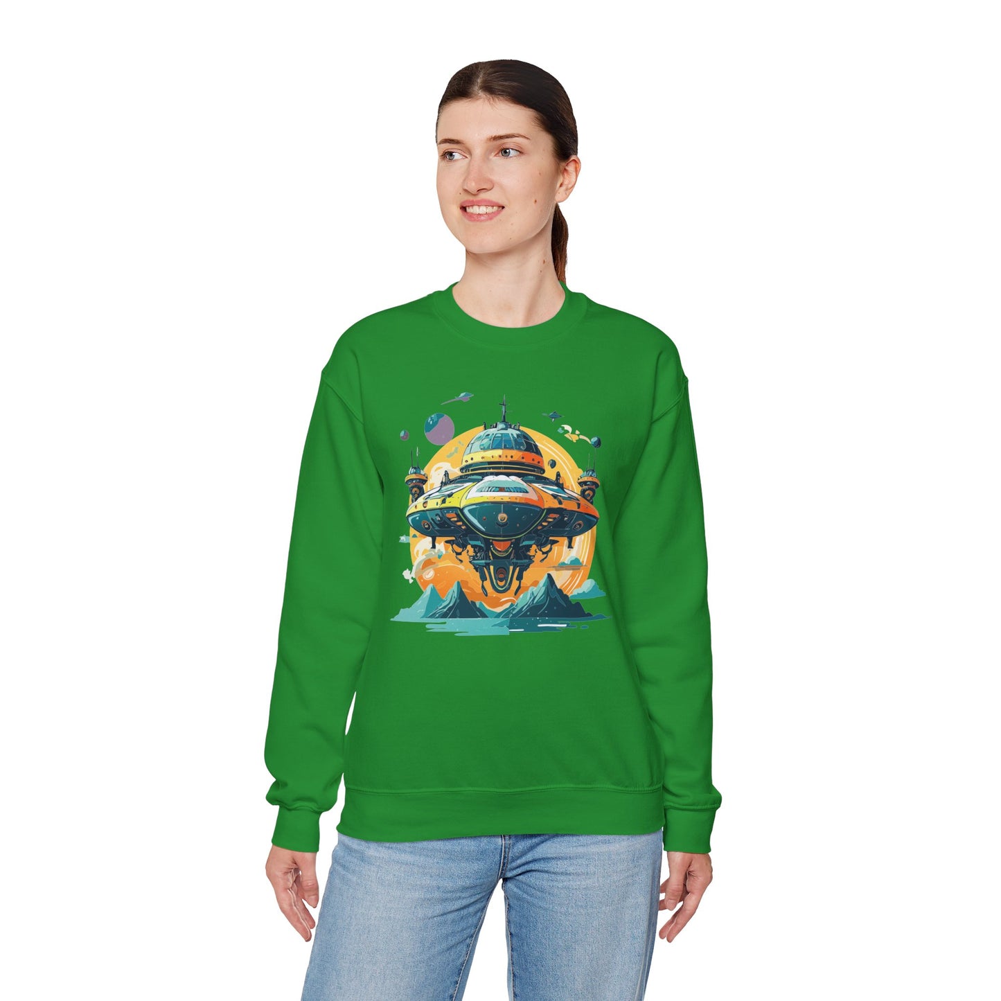 Space Shuttle Sweatshirt, Cosmic Sweatshirt, Astronaut Sweatshirt, Space Cosmic Sweatshirt