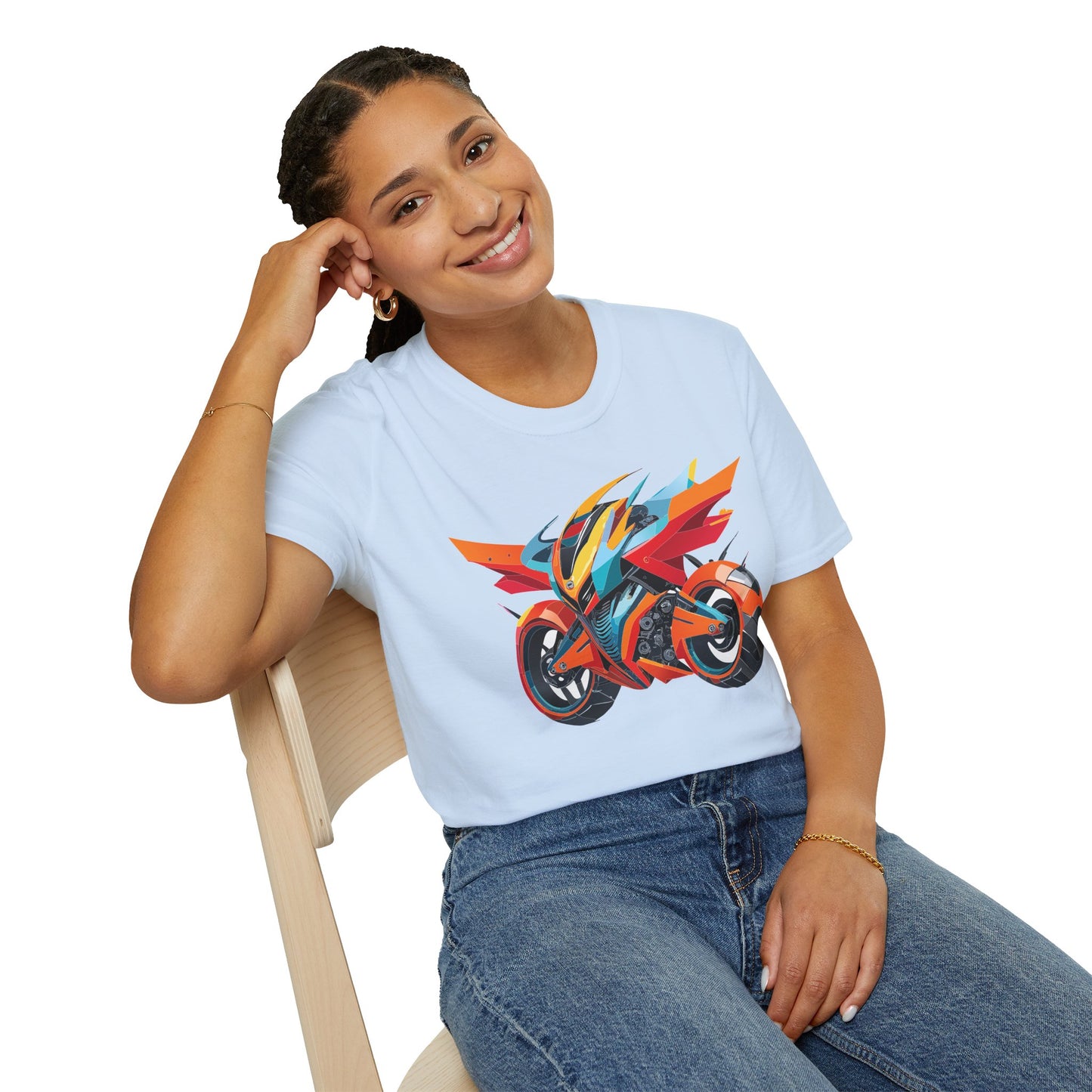 Bike T Shirt, Moto Shirt, Shirt with Motorcycle, MTB T Shirts