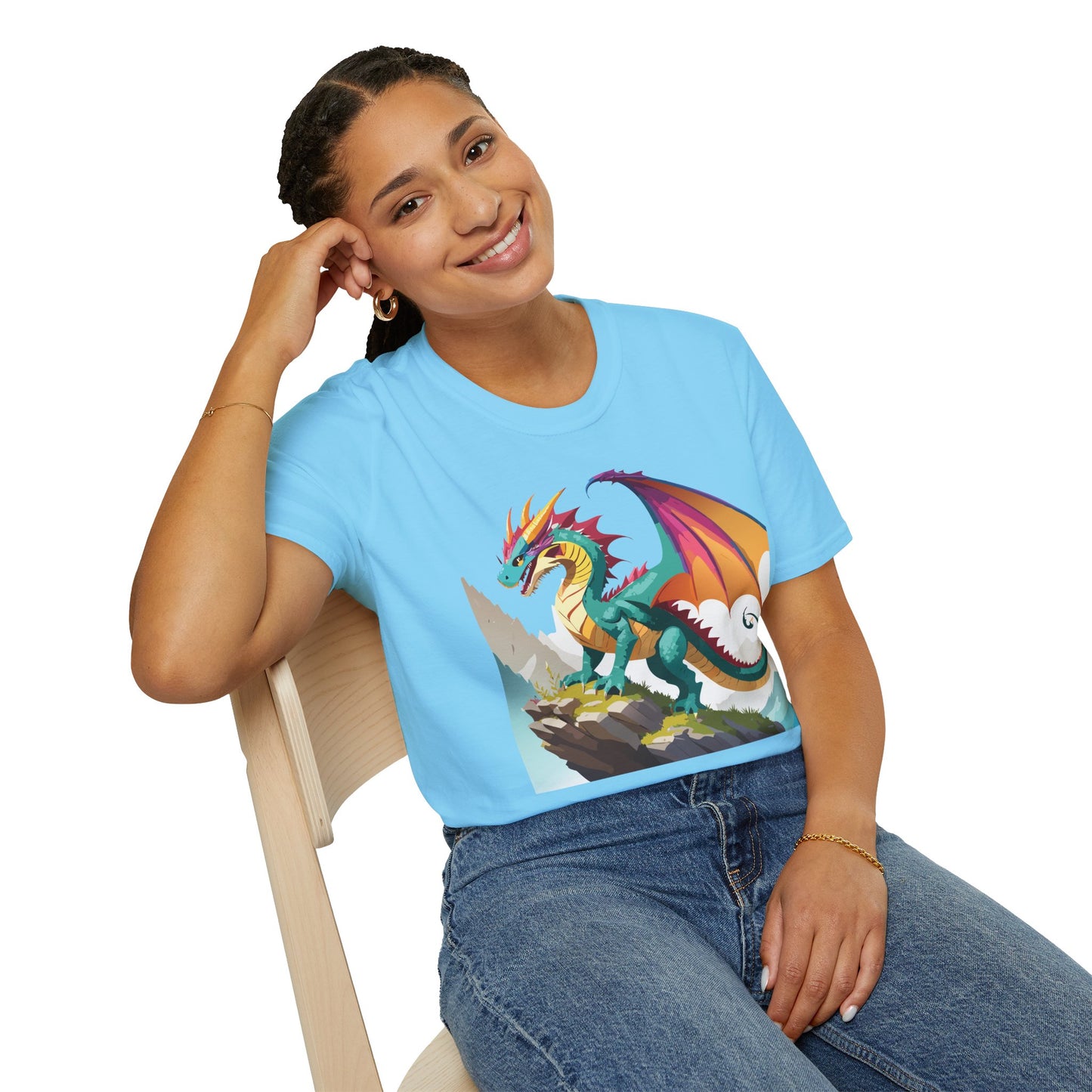 Dragon T Shirt, Dragon Shirt, Shirt with Animals, Animal Shirt