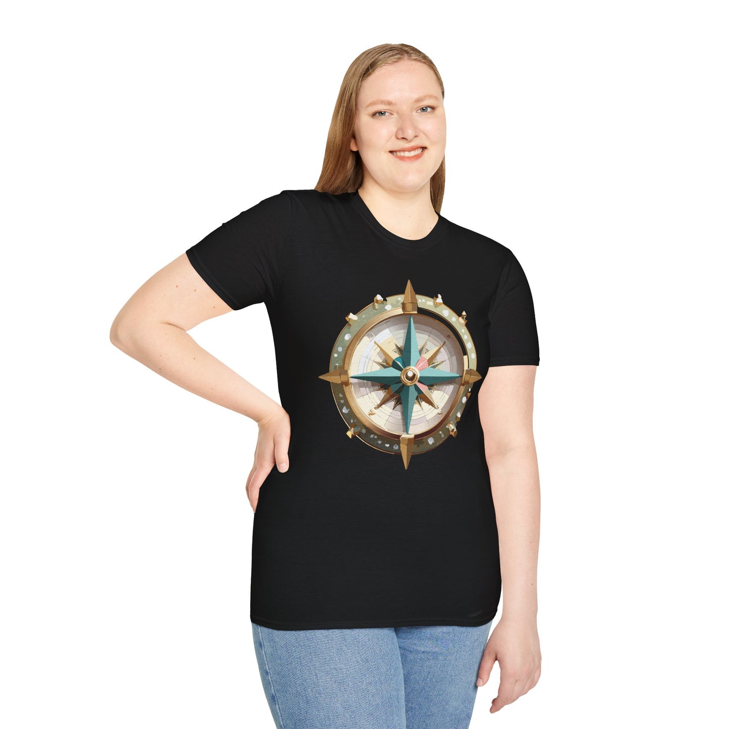 Compass T Shirt, Compass Shirt, Shirt with Compass, Navigator Shirt