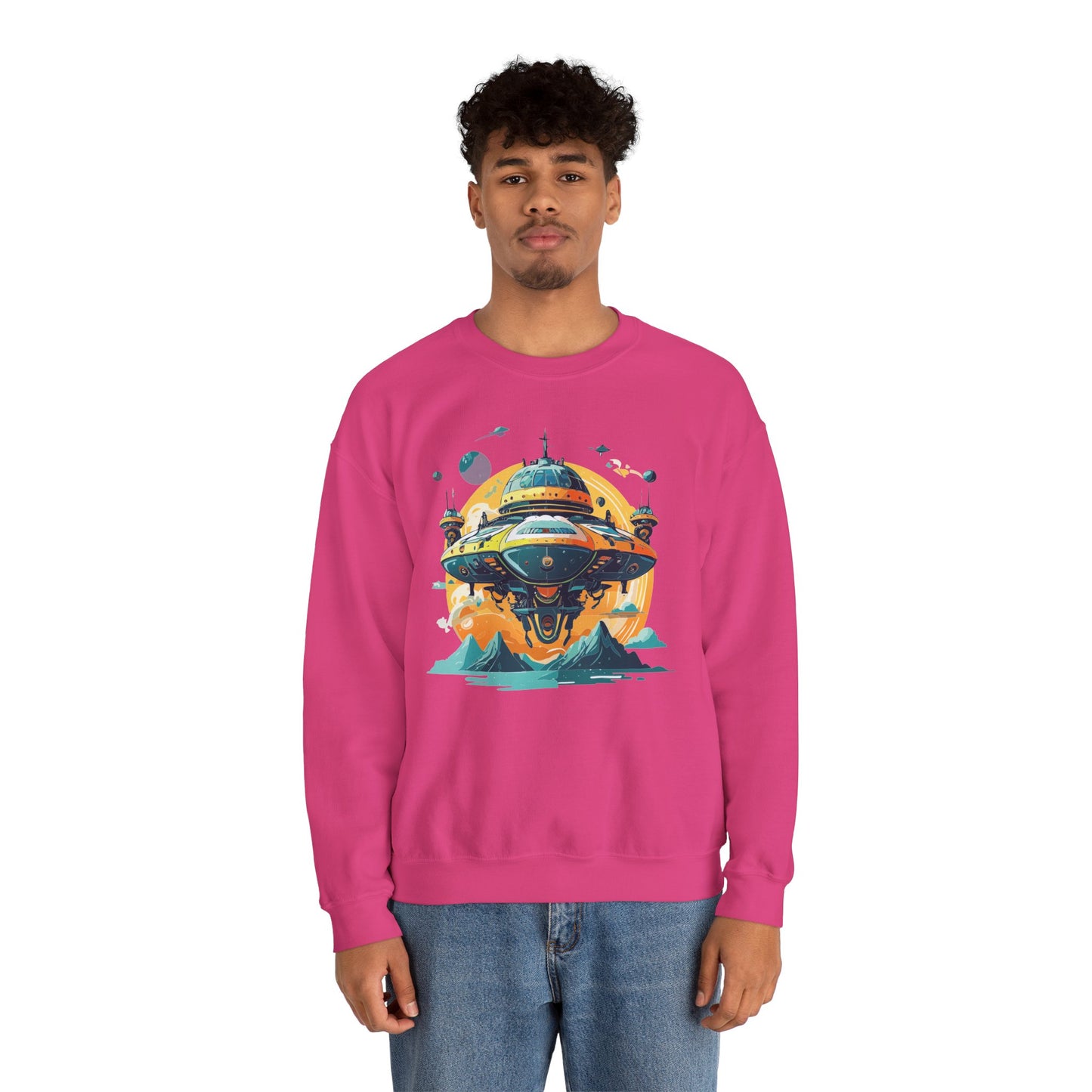 Space Shuttle Sweatshirt, Cosmic Sweatshirt, Astronaut Sweatshirt, Space Cosmic Sweatshirt