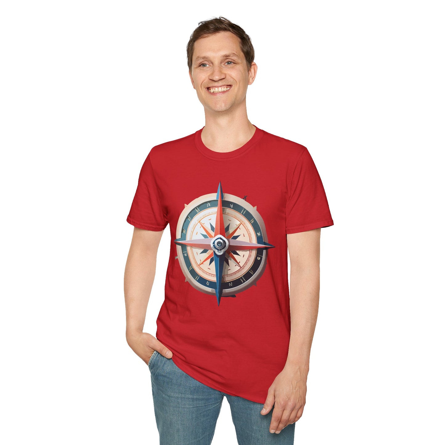 Compass T Shirt, Compass Shirt, Shirt with Compass, Navigator Shirt