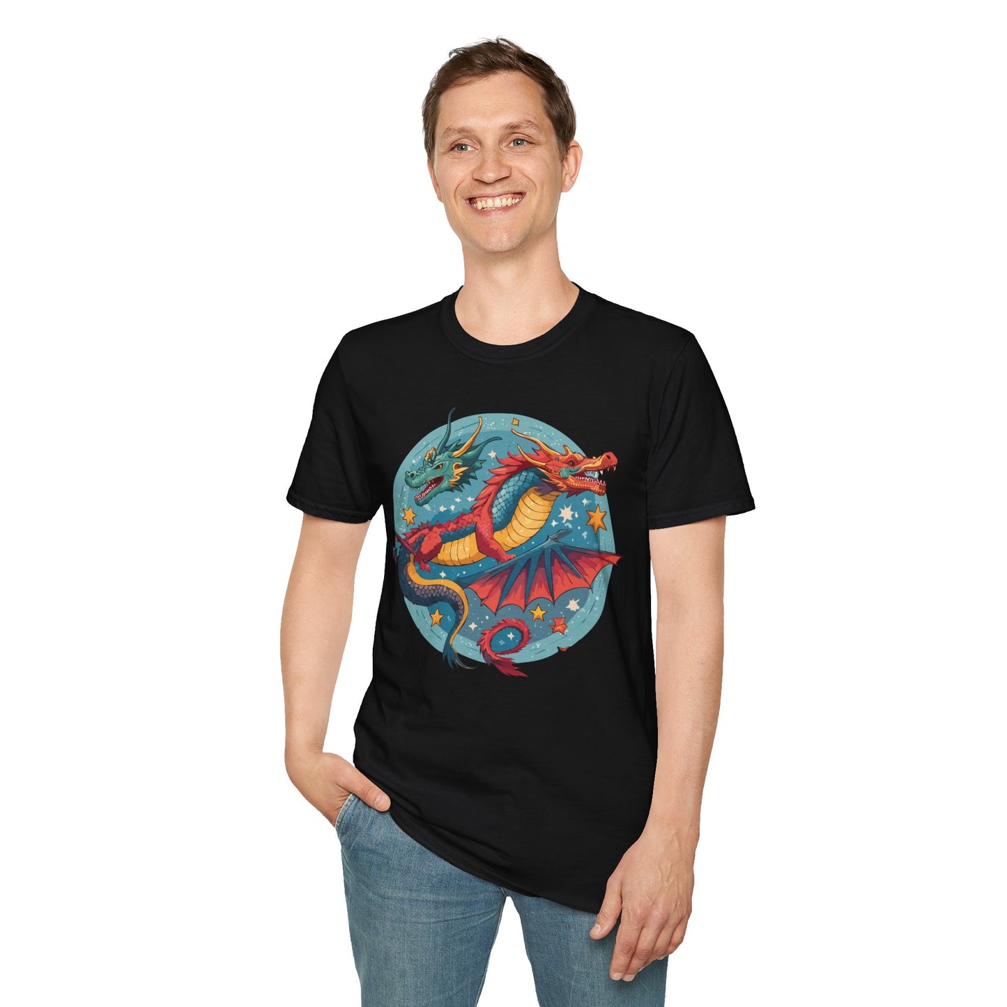 Dragon T Shirt, Dragon Shirt, Shirt with Animals, Animal Shirt