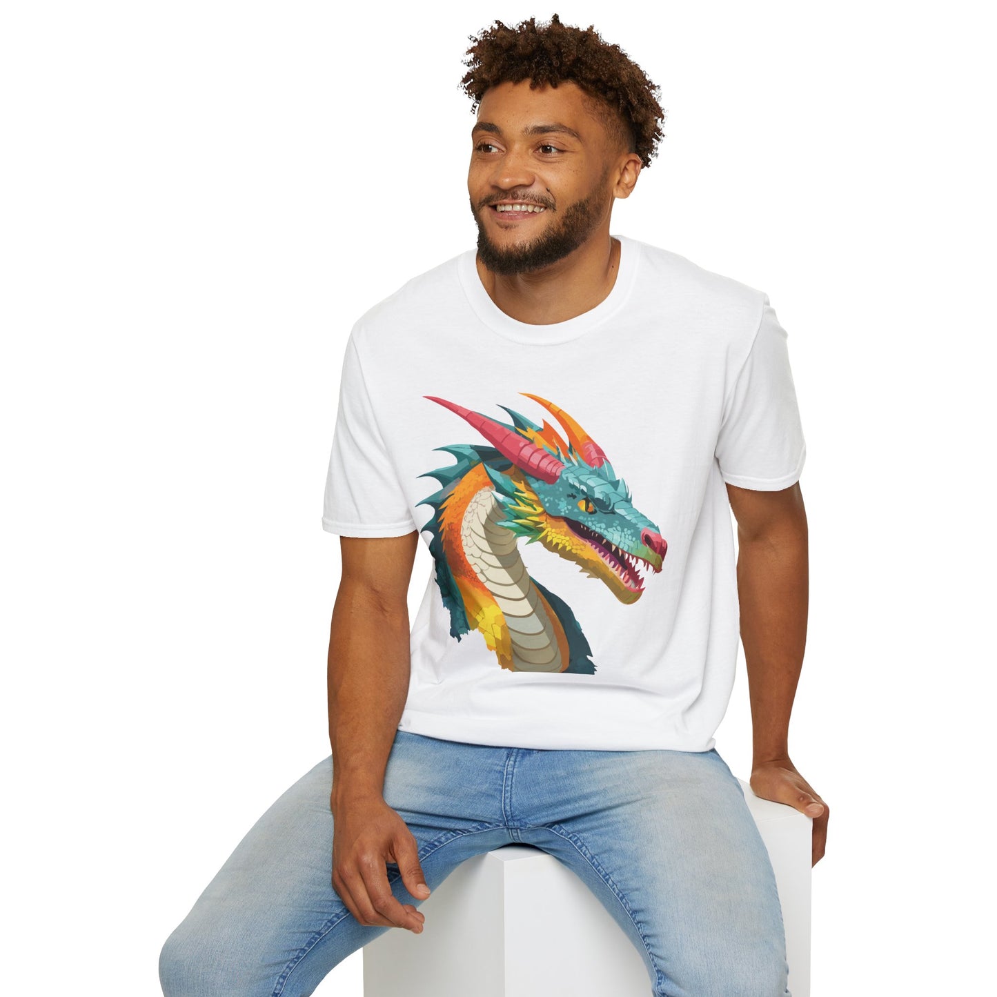 Dragon T Shirt, Dragon Shirt, Shirt with Animals, Animal Shirt