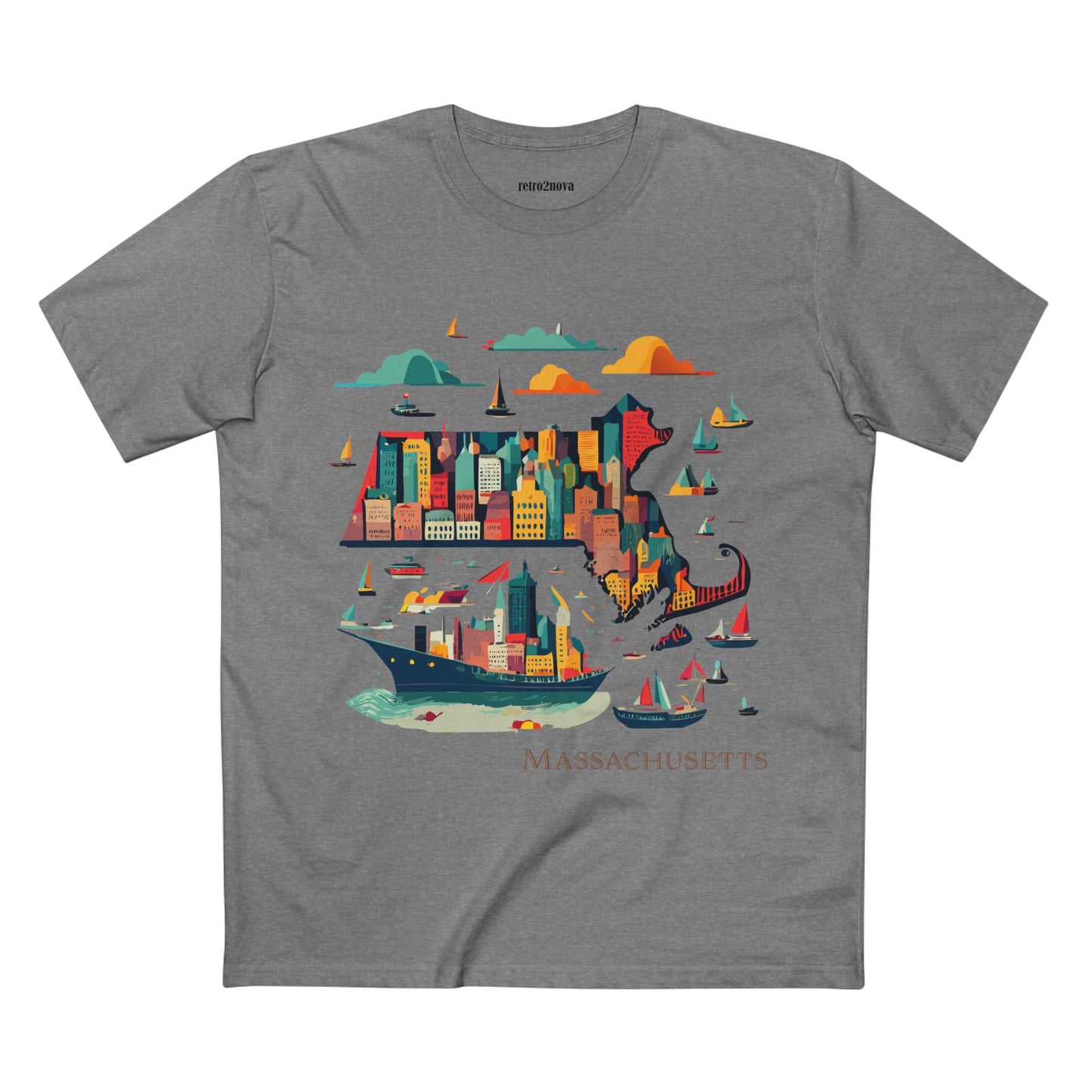 US State Shirts, Massachusetts Shirt