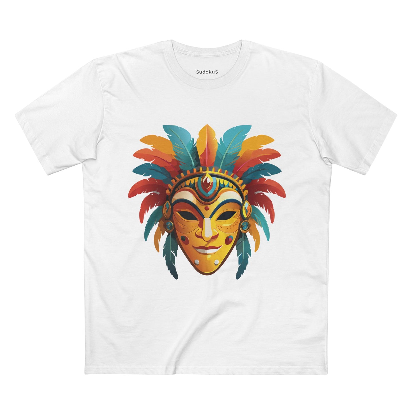 Mask Shirt, Shirt with Face - SudokuS