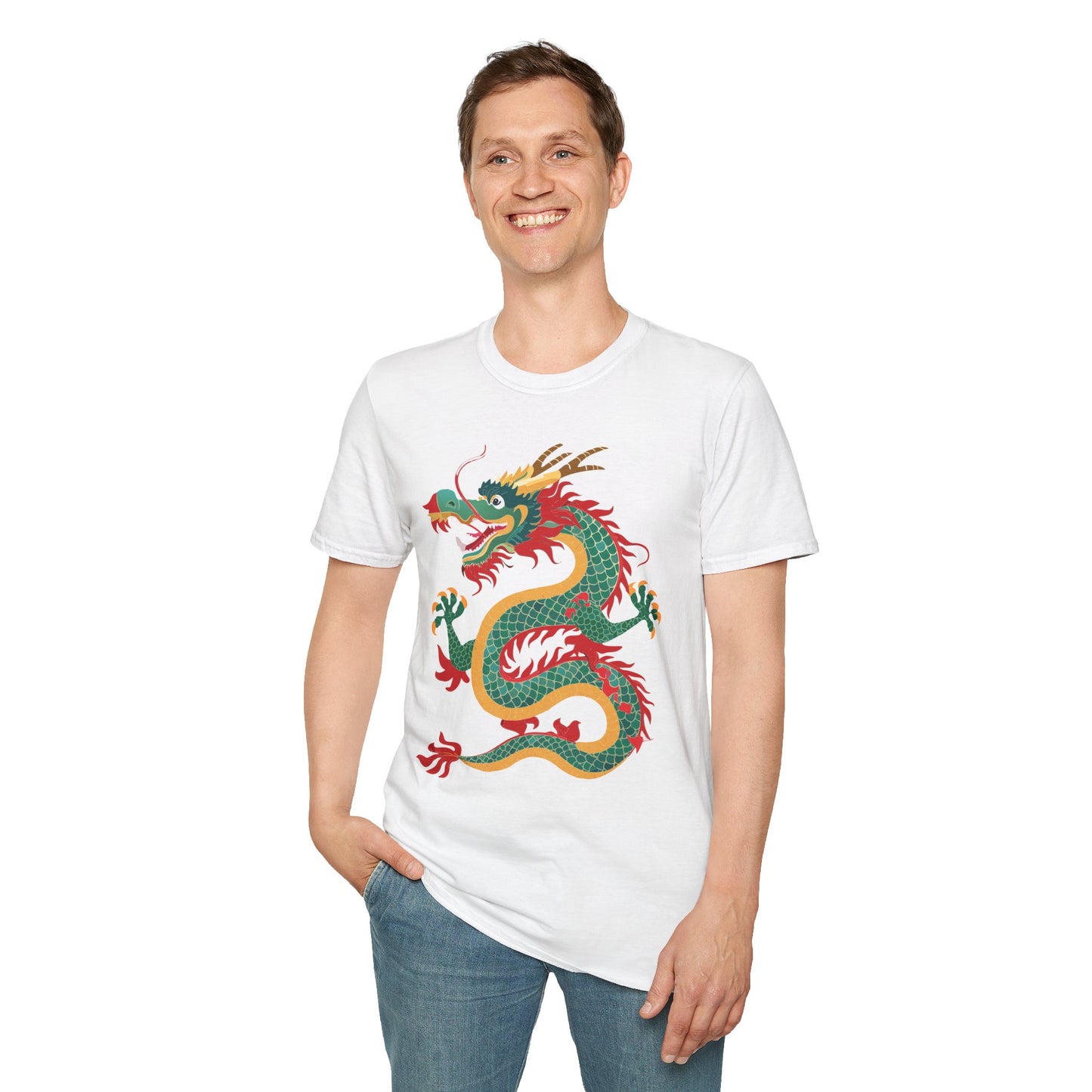 Dragon T Shirt, Dragon Shirt, Shirt with Animals, Animal Shirt